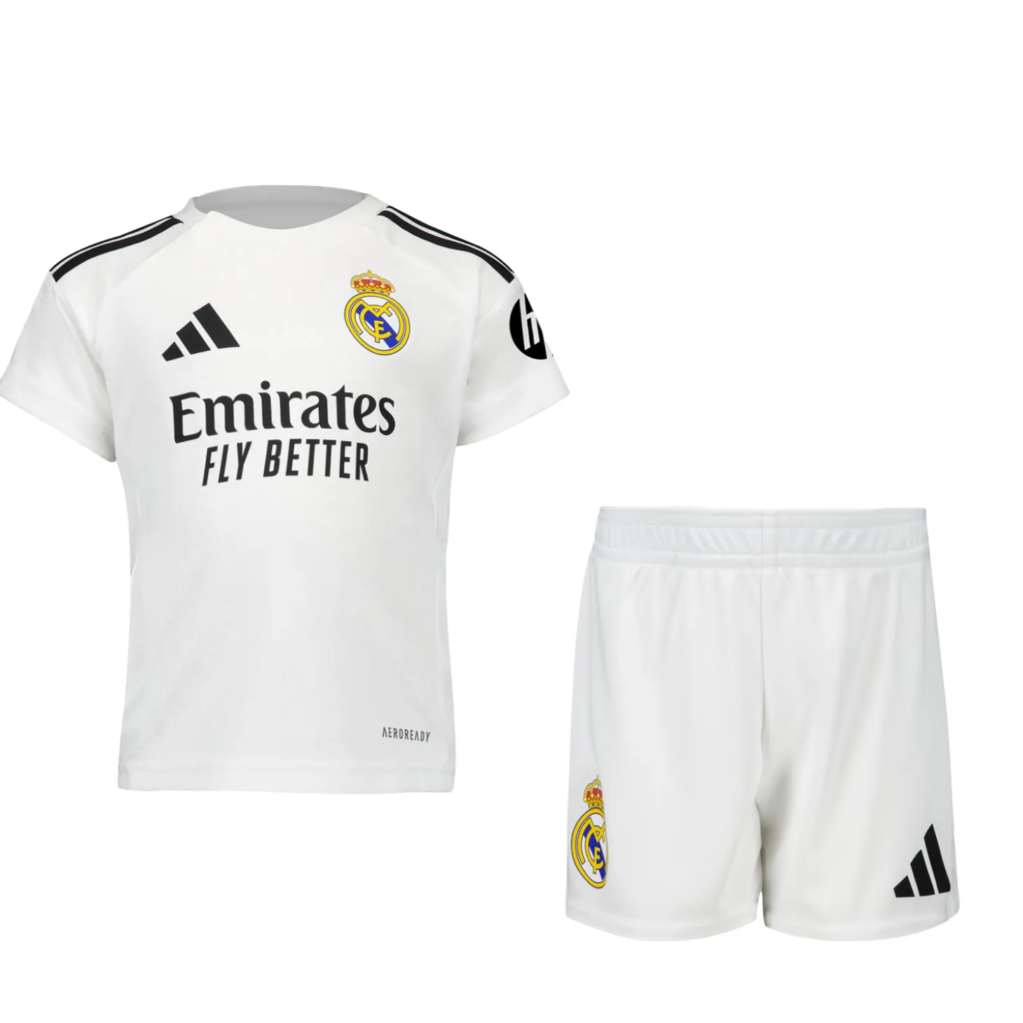 Adidas España, S.A.U Baby Clothing^Baby Mbappé Home Kit 24/25 White