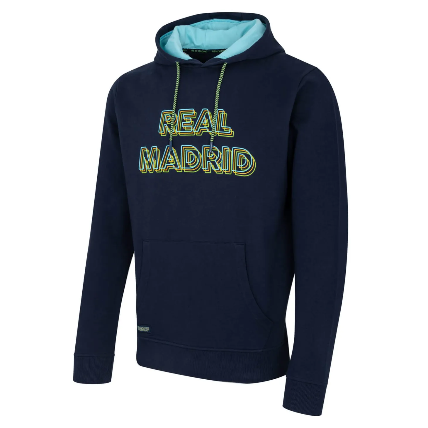 Foundry Sweatshirts^Bernabéu Neon Lights Mens Chest Print Oth Hoodie Navy