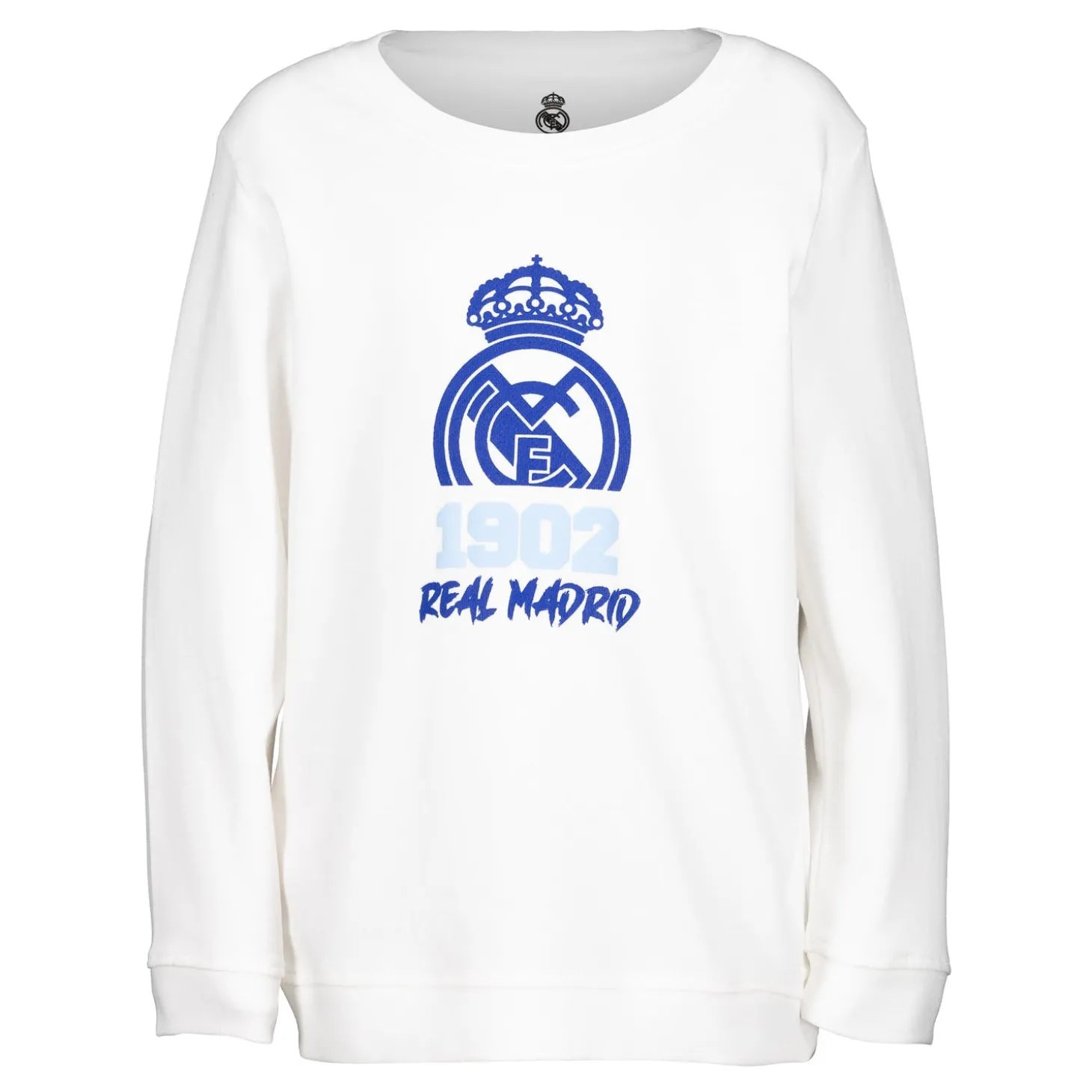 Project Rogers & JLK, S.L. Baby Clothing | Sweatshirts^Infant Crewneck Jumper 1902 Print White/Blue