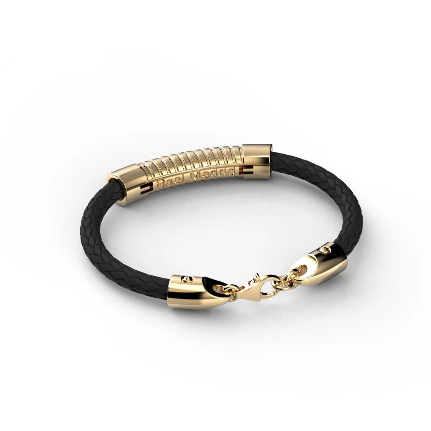 Sikno Jewellery, S.L. Jewellery^Leather Bracelet Gold Size 22