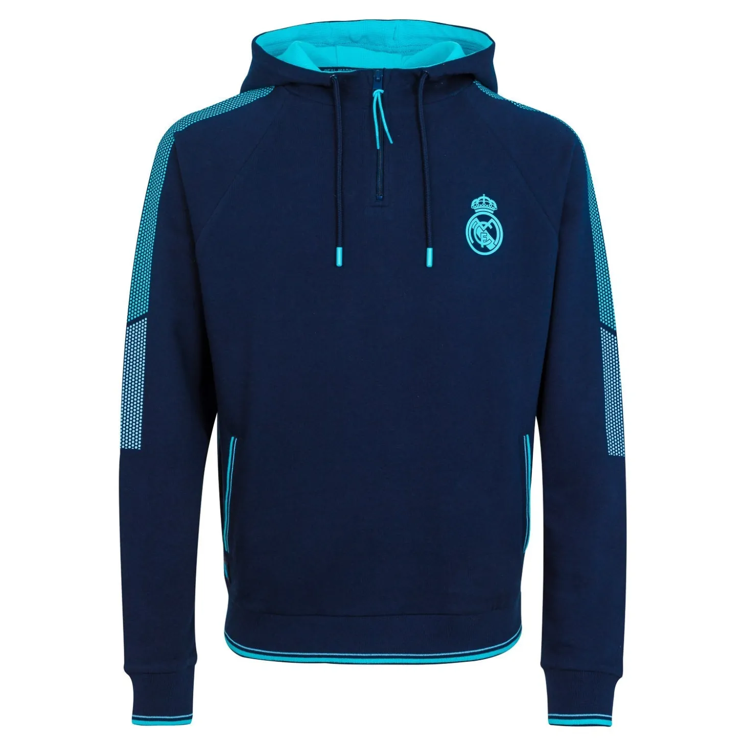 Foundry Sweatshirts^Madrid Sky Mens Panel Sleeve Zip Hoodie Navy