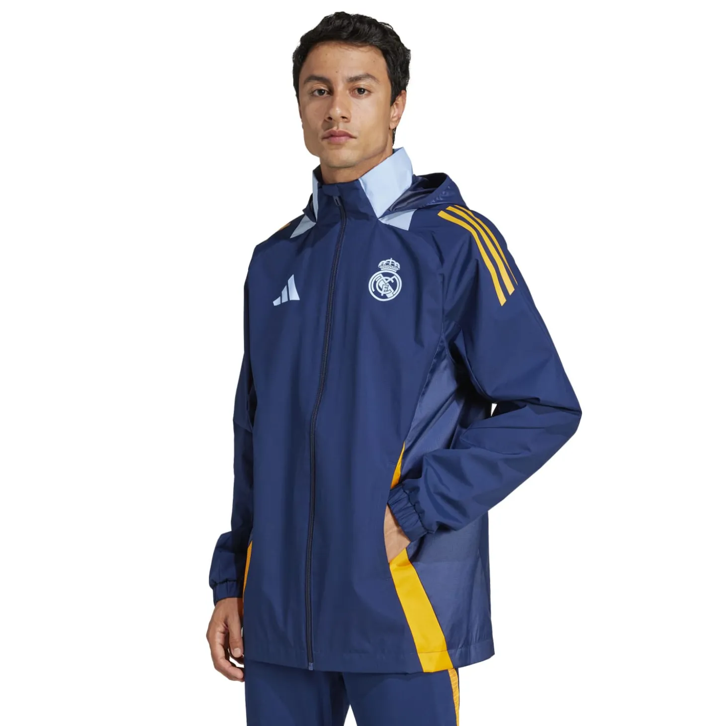 Adidas España, S.A.U Jackets | Sweatshirts^Mens adidas Training All Weather Jacket 24/25 Navy