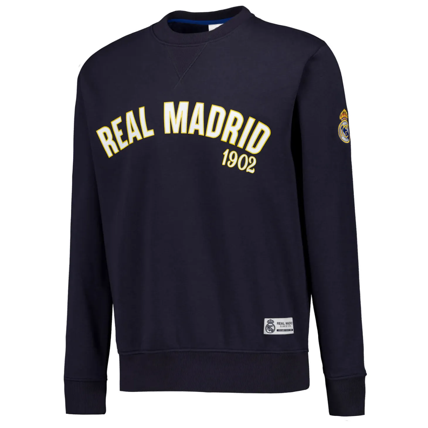 MBA Solutions Sweatshirts^Mens Baseball Crewneck Sweatshirt Navy Real Madrid