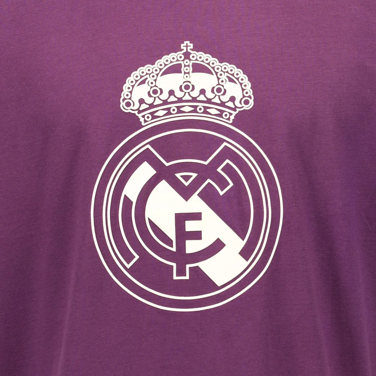 mens_color_crest_tshirt_purple_real_madrid_3.webp Sport Design Sweden AB T-Shirts^Mens Color Crest T-Shirt Purple Real Madrid