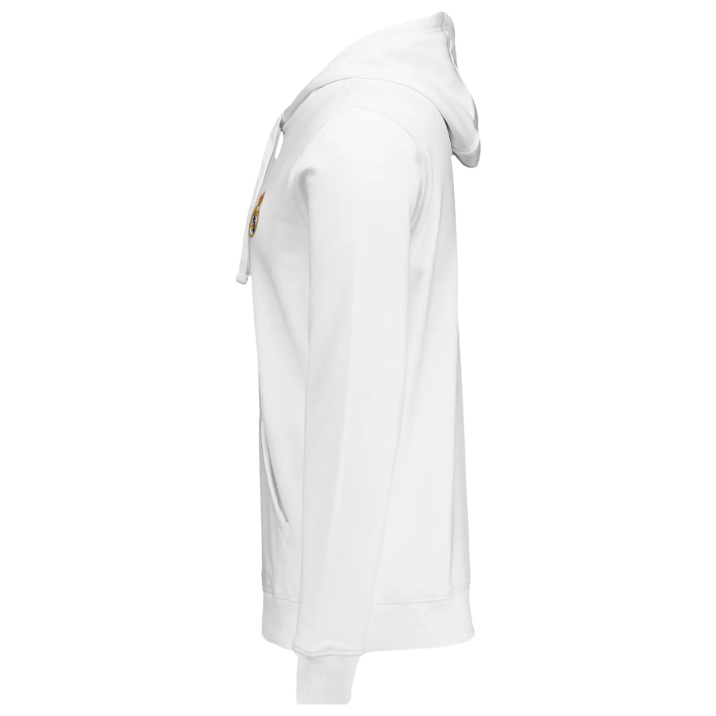 OSDM Sweatshirts^Mens ECO Essentials Real Madrid Color Crest Hoodie White