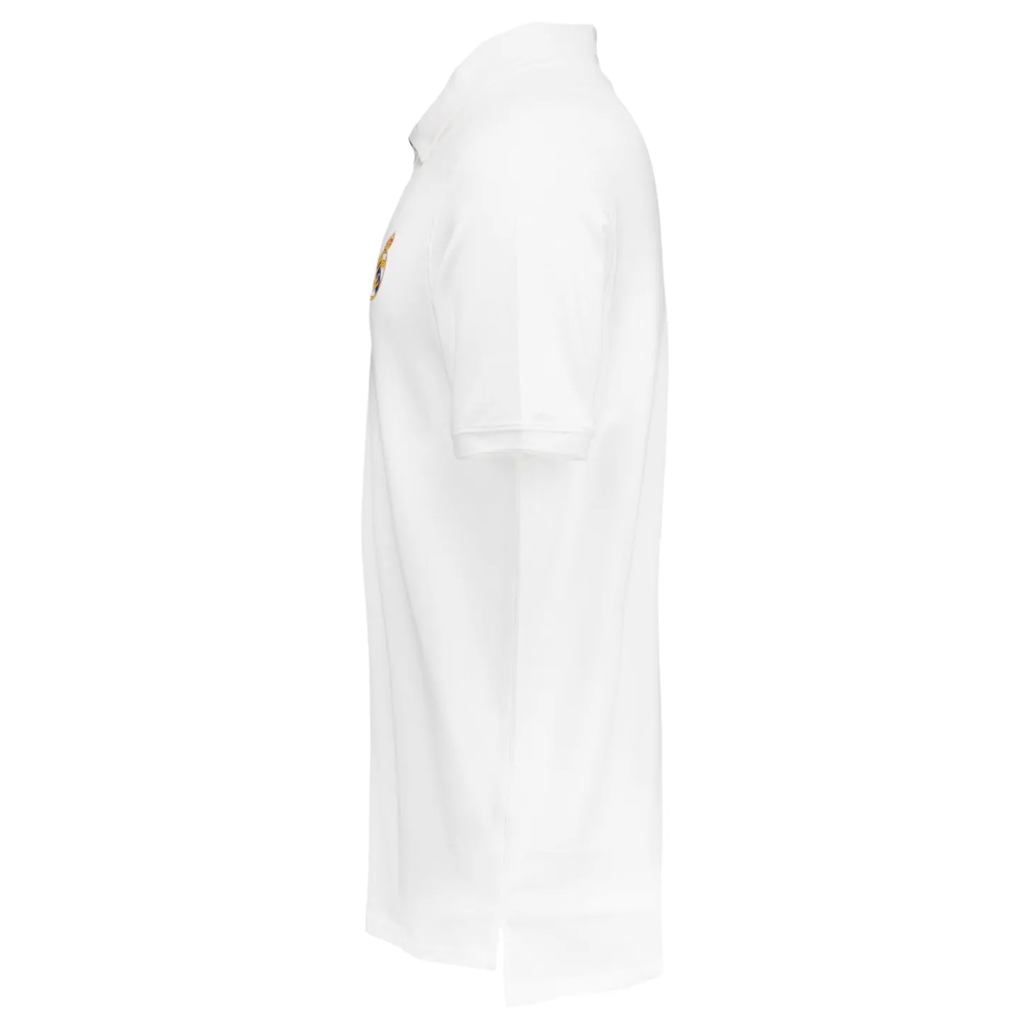 OSDM Polos^Mens ECO Essentials Real Madrid Color Crest Polo White