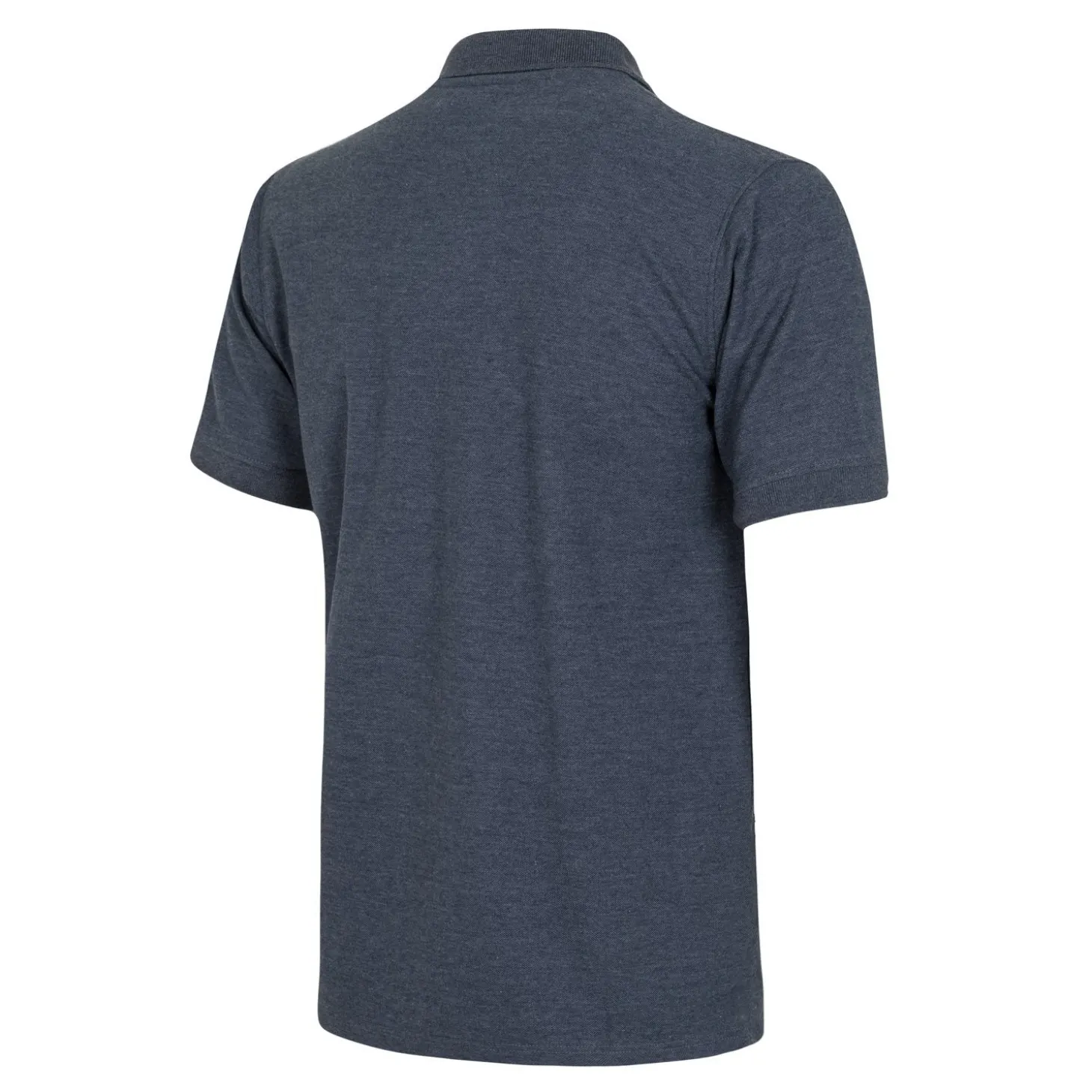 T&F Polos^Mens Essentials Color Crest Polo Blue Blend