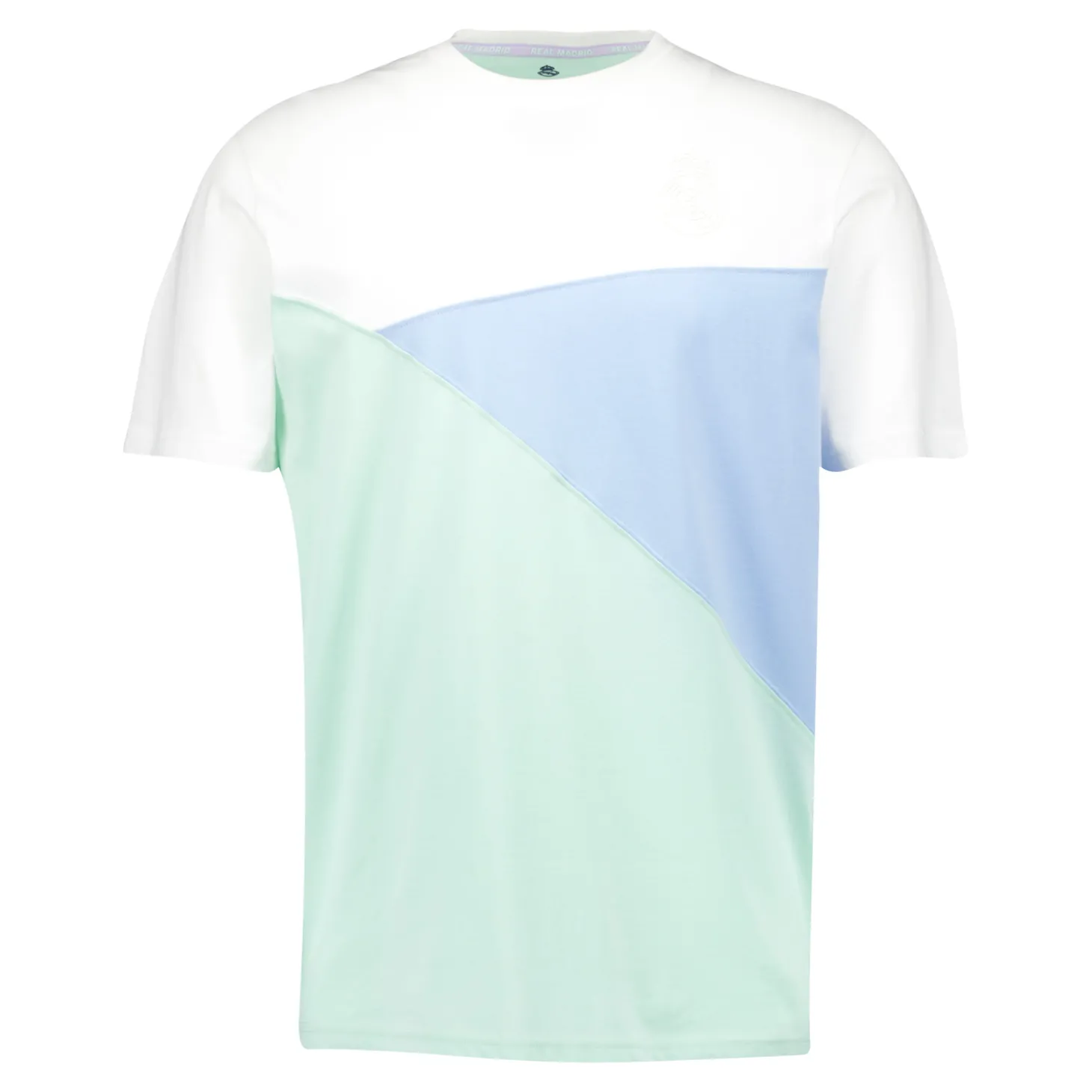 Foundry T-Shirts^Mens Pastel Diagonal Panel T-shirt Multicolor Real Madrid