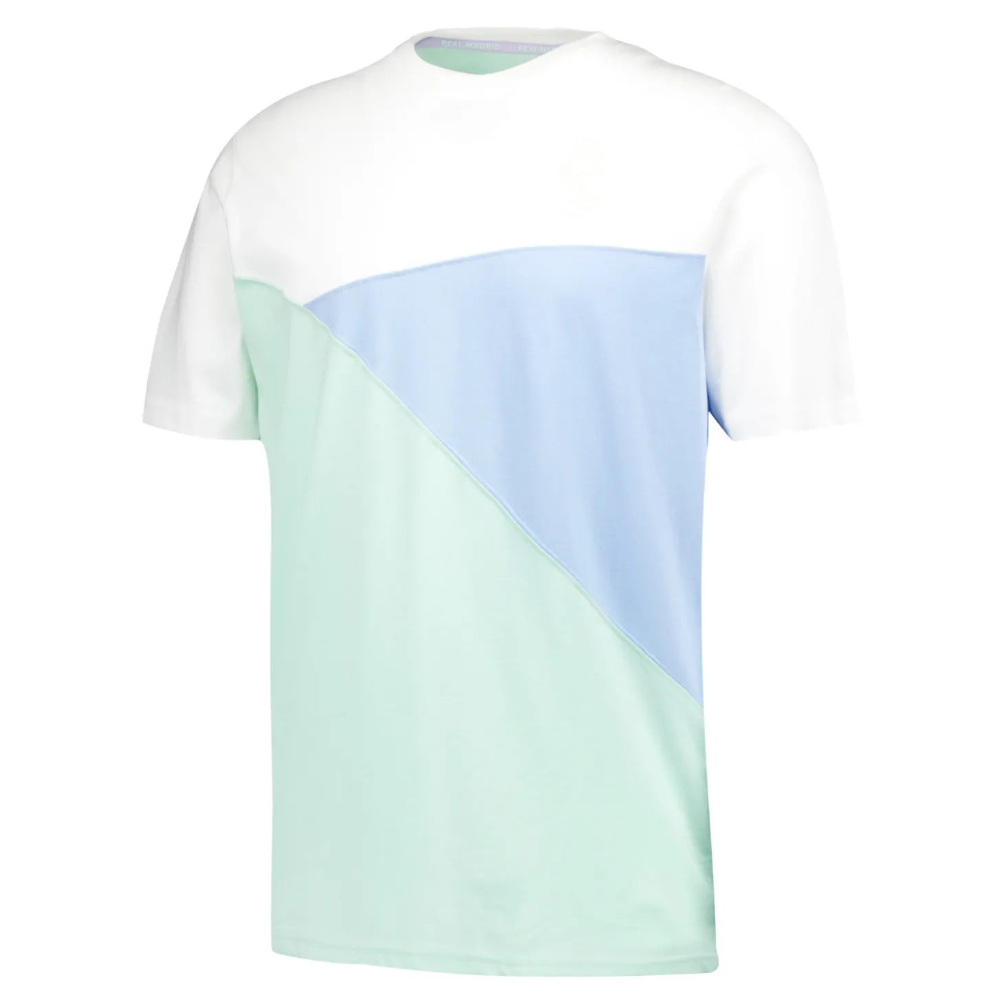 Foundry T-Shirts^Mens Pastel Diagonal Panel T-shirt Multicolor Real Madrid