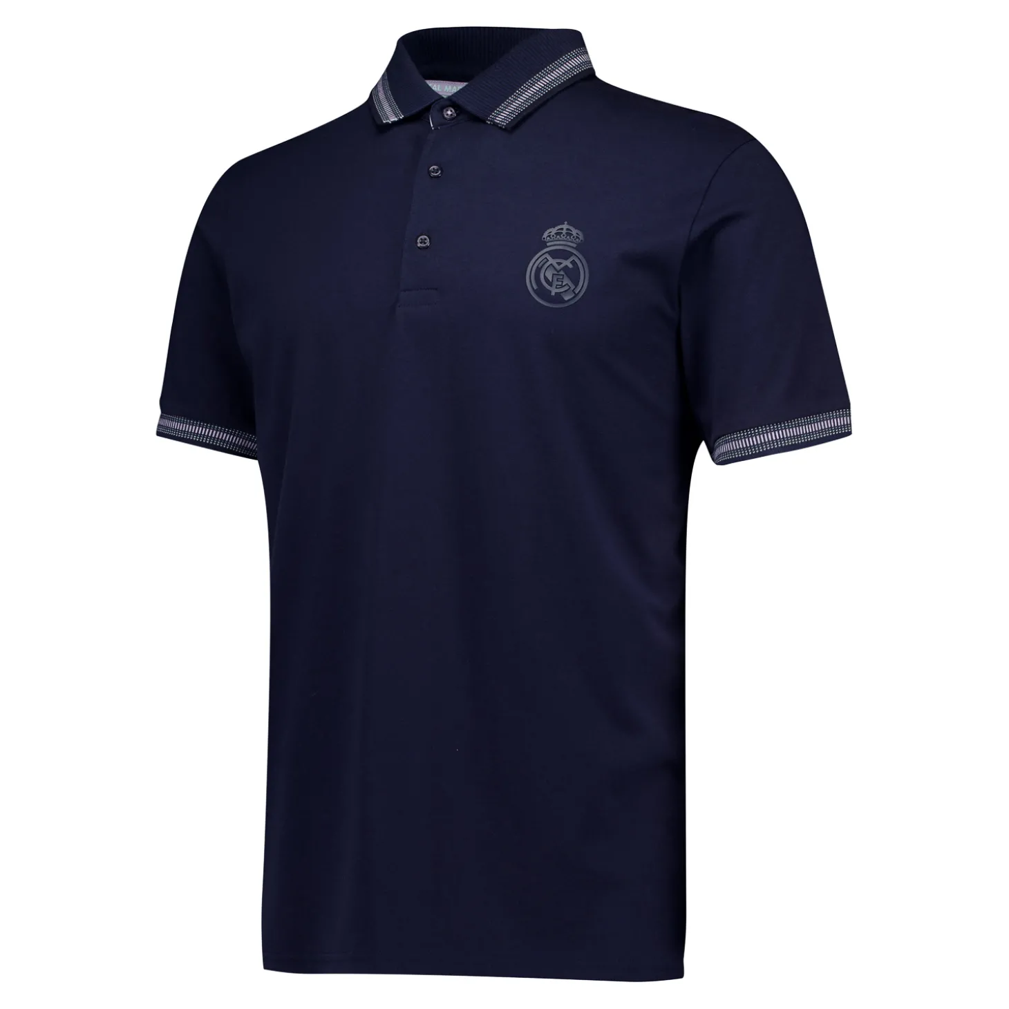 Foundry Polos^Mens Pastel Multi Tipped Polo Shirt Navy Real Madrid