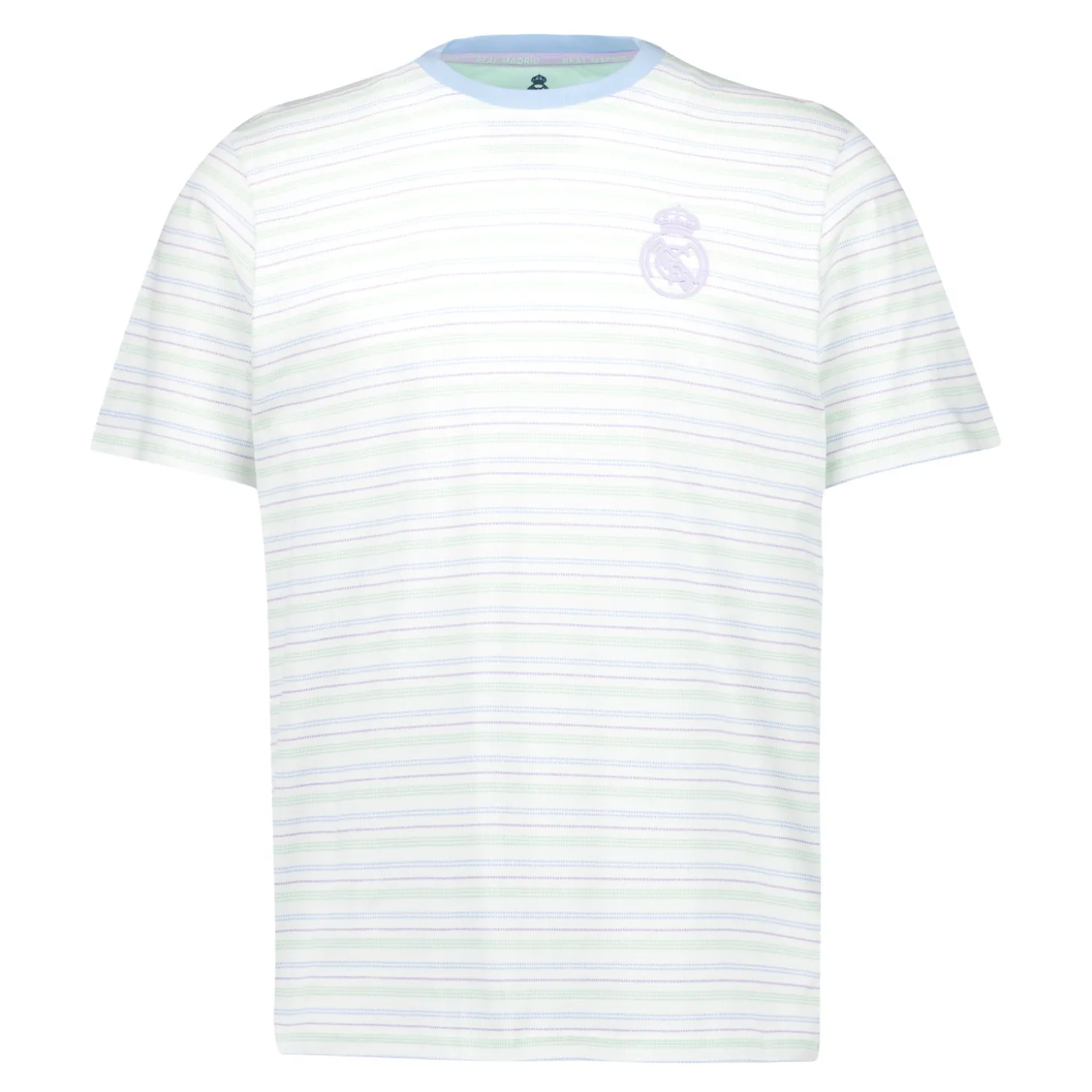 Foundry T-Shirts^Mens Pastel Single T-Shirt Y/D Stripe Tee Light Real Madrid