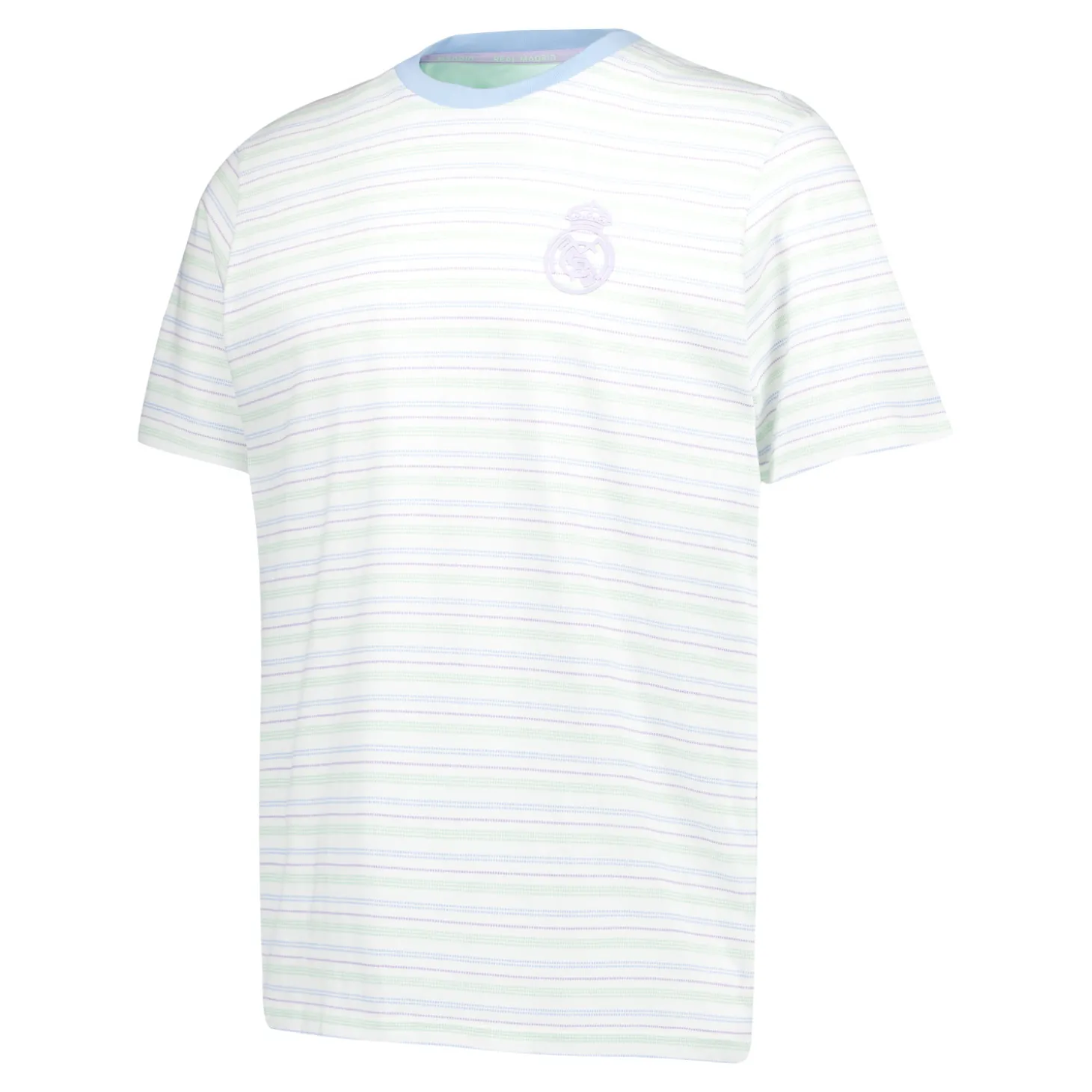 Foundry T-Shirts^Mens Pastel Single T-Shirt Y/D Stripe Tee Light Real Madrid