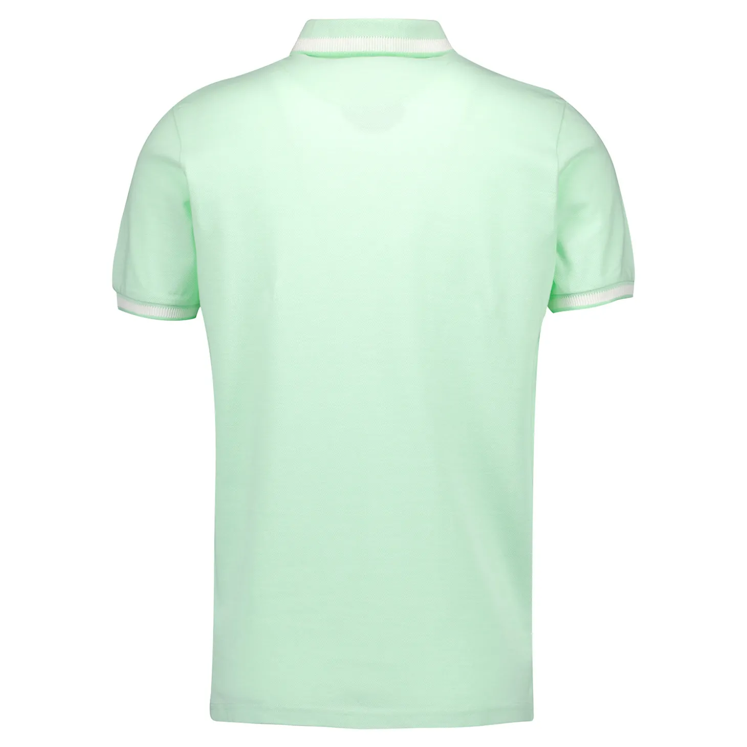Foundry Polos^Mens Pastel Two Tone Pique Polo Shirt Green Real Madrid