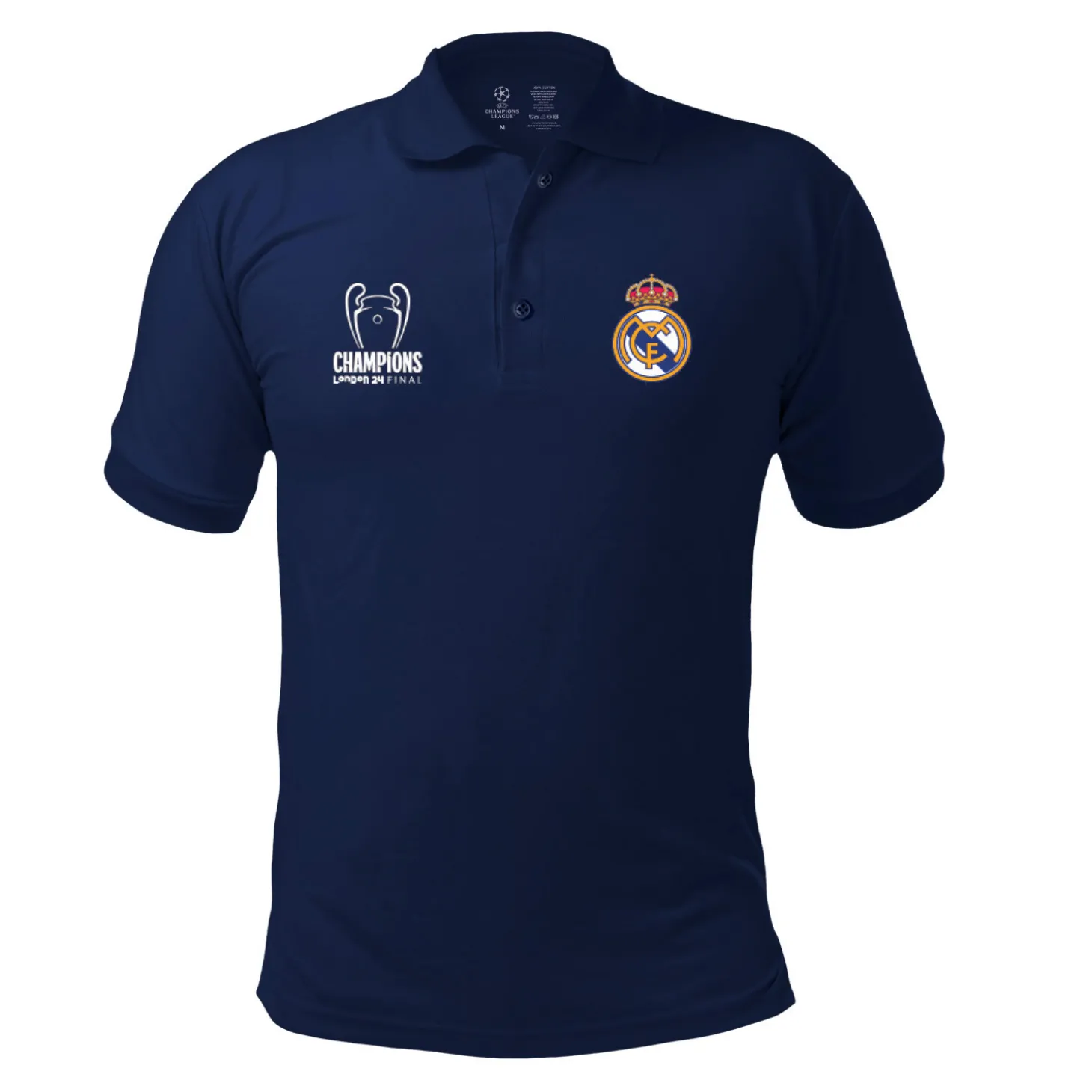 The Great Branding Company Polos^Mens UCL Champions 15 Polo Navy