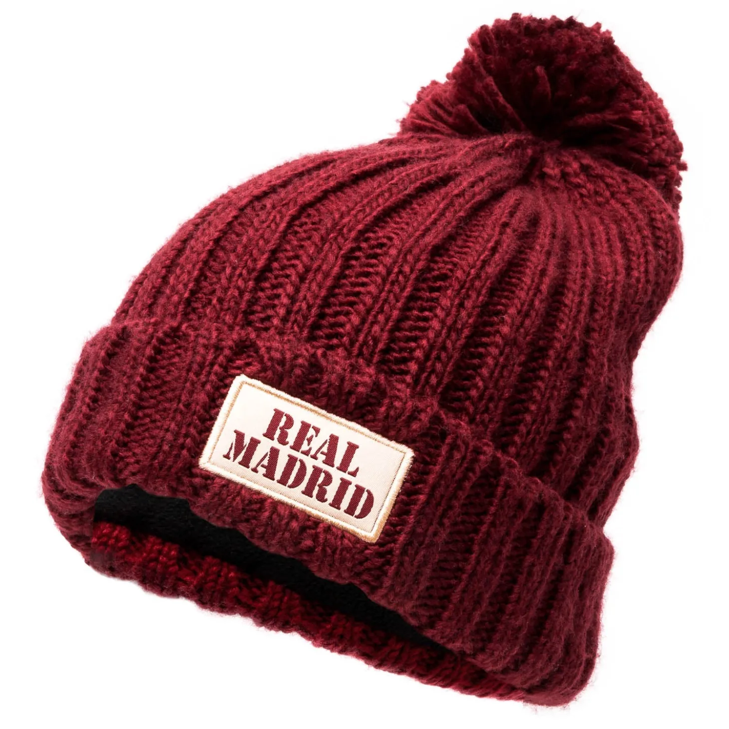 Project Rogers & JLK, S.L. Beanies^Pompom Beanie Burgundy