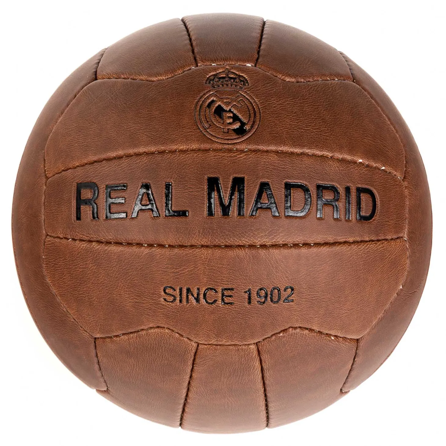 Project & Rogers Footballs^Real Madrid 1902 Historic Soccer ball -Brown