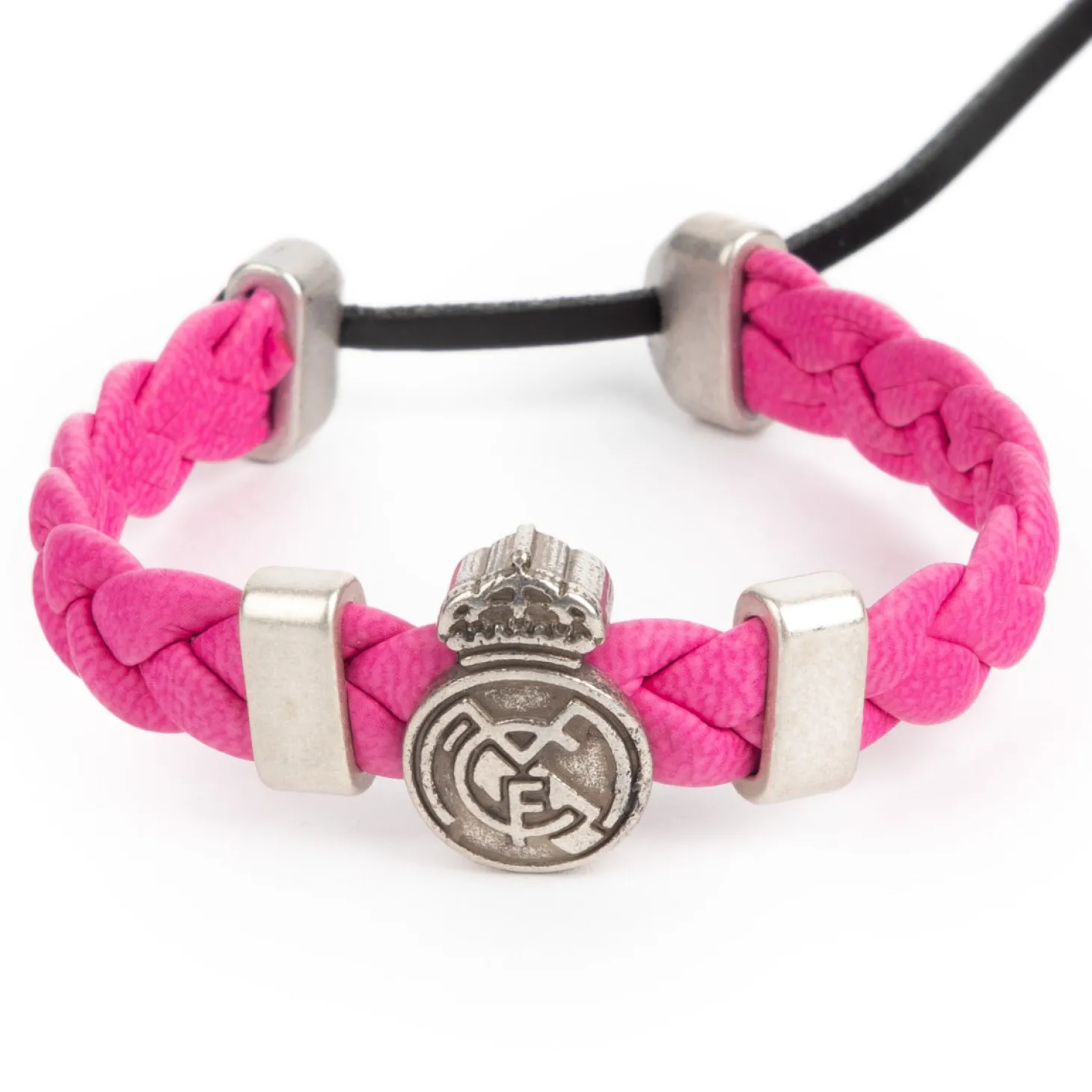 JLK Merchandising, S.L. Jewellery^Real Madrid Braided Bracelet Pink