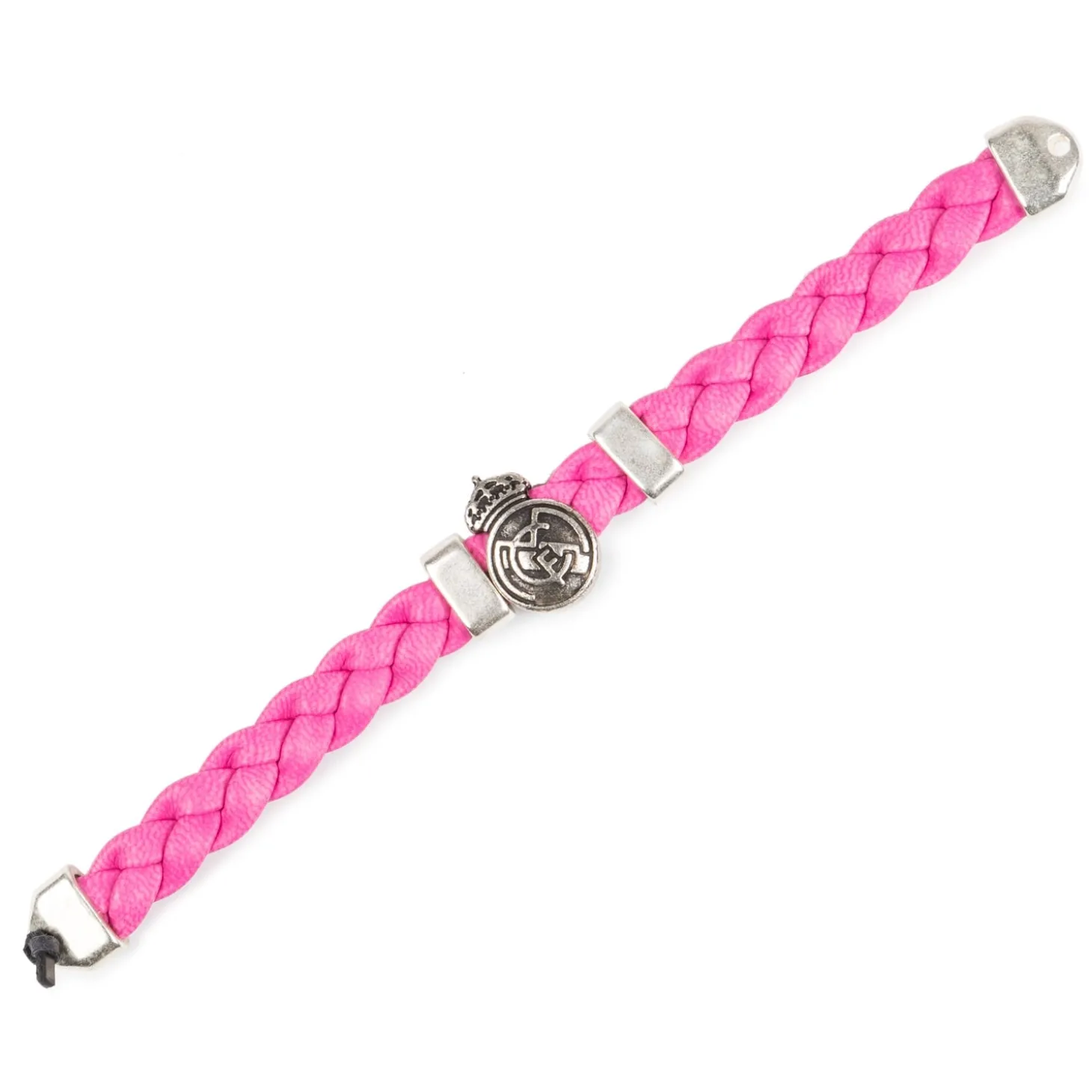 JLK Merchandising, S.L. Jewellery^Real Madrid Braided Bracelet Pink
