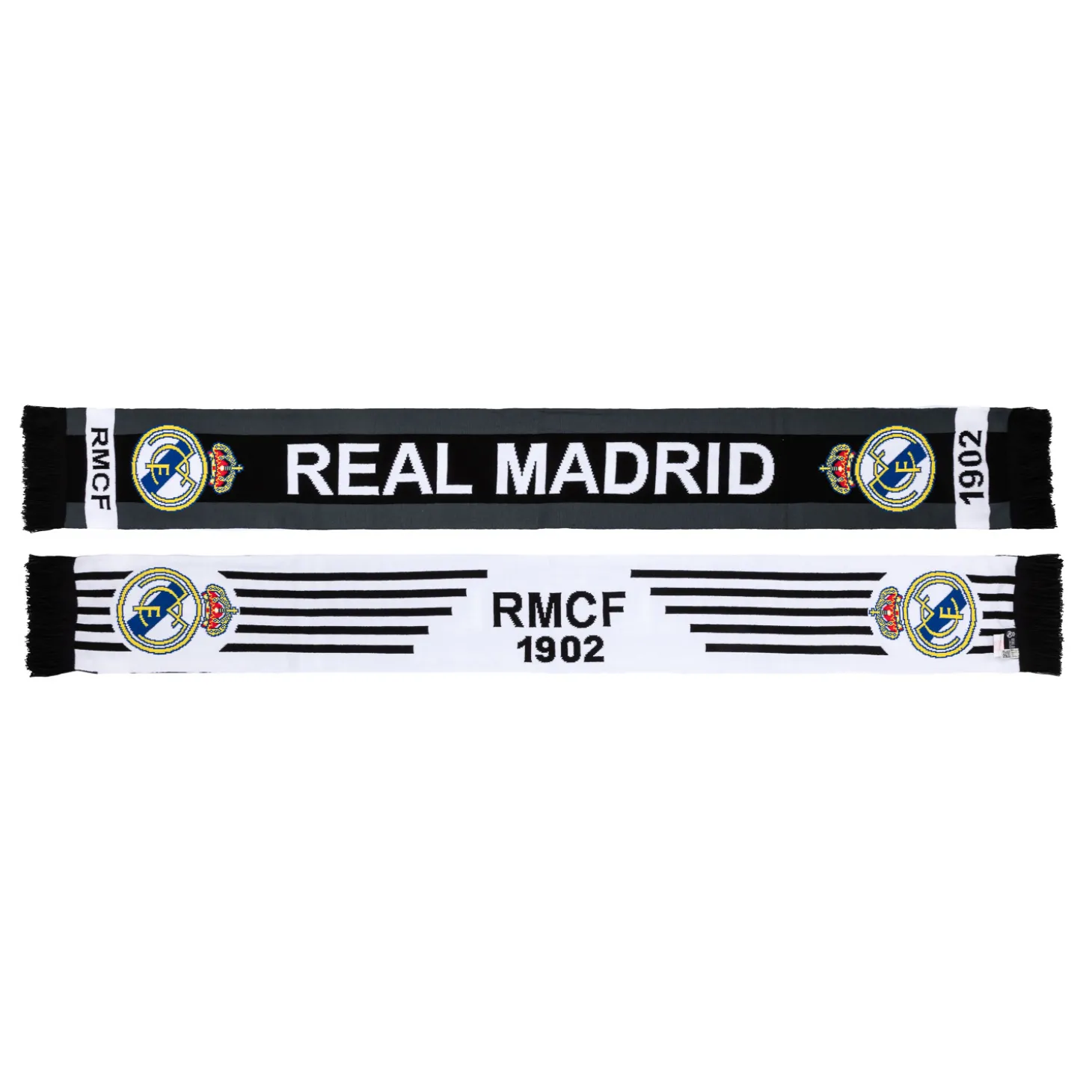 Project Rogers & JLK, S.L. Scarves^Real Madrid Double Scarf RMCF 1902 Black/White