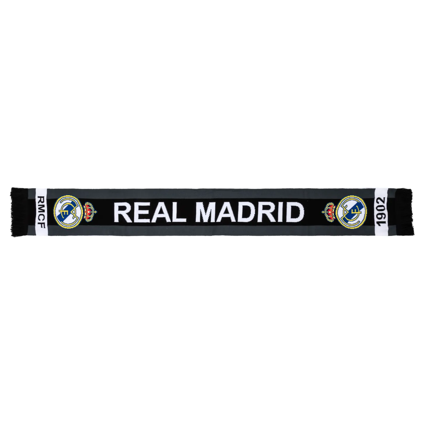 Project Rogers & JLK, S.L. Scarves^Real Madrid Double Scarf RMCF 1902 Black/White