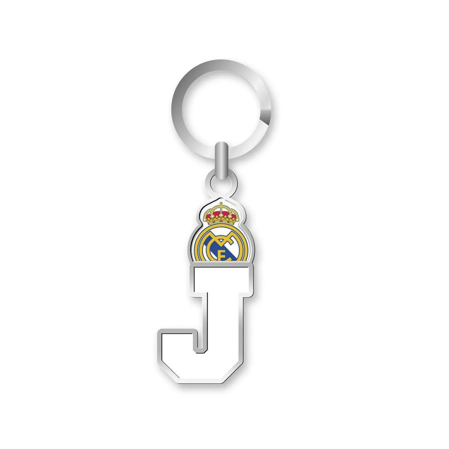 Project & Rogers Keyrings^Real Madrid Letter Keyring- J