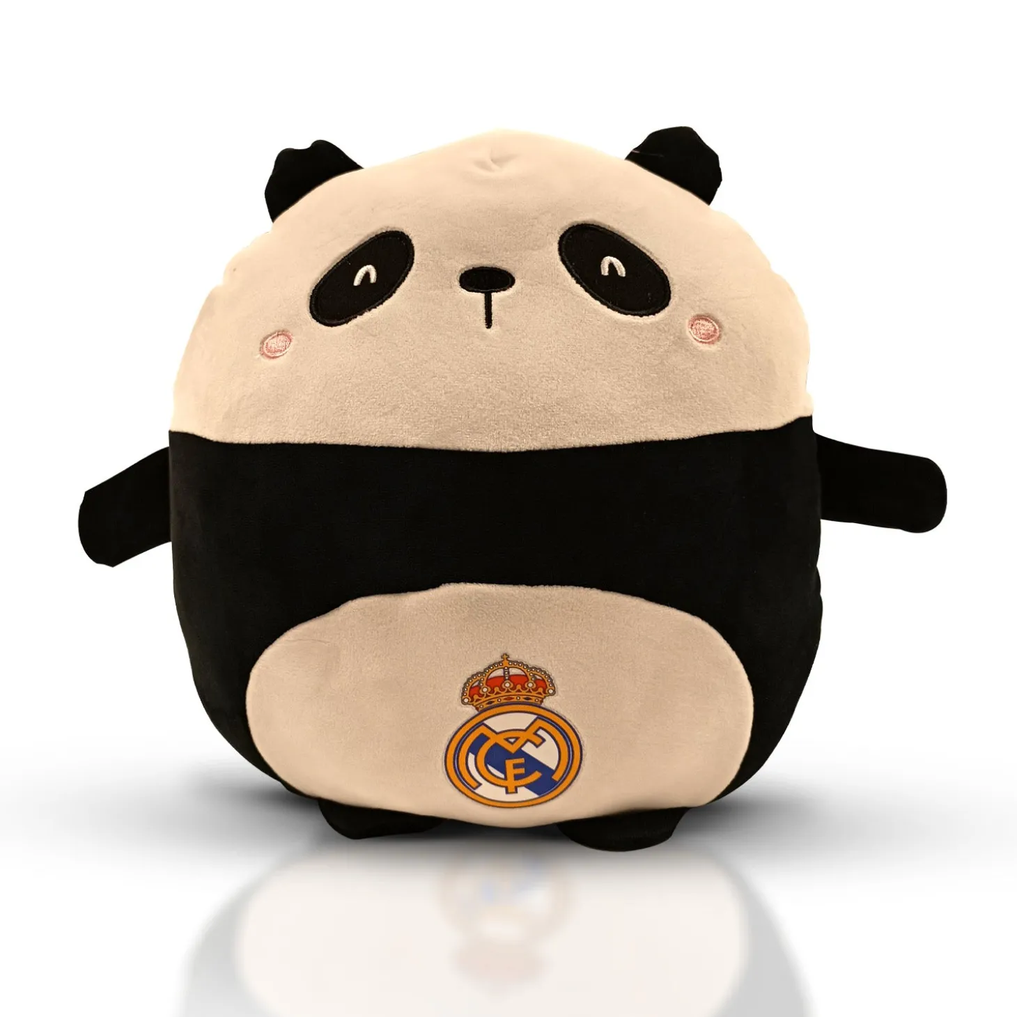 CyP Brands Evolution S.L. Games & Toys^Real Madrid Panda Squeeze Plush Cushion 30cm