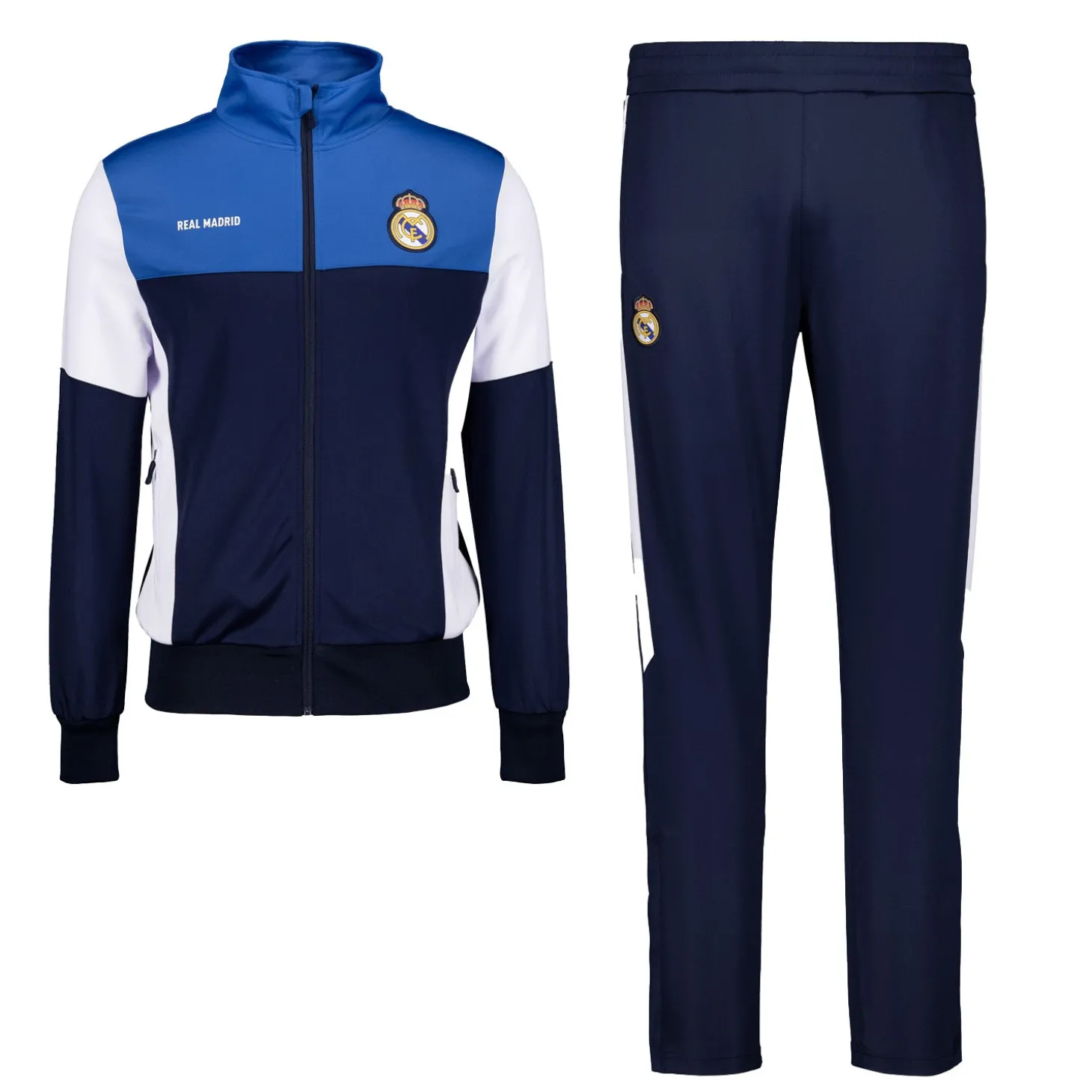 Project Rogers & JLK, S.L. Tracksuits^Real Madrid Tracksuit Navy/White RMCF sleeve tape