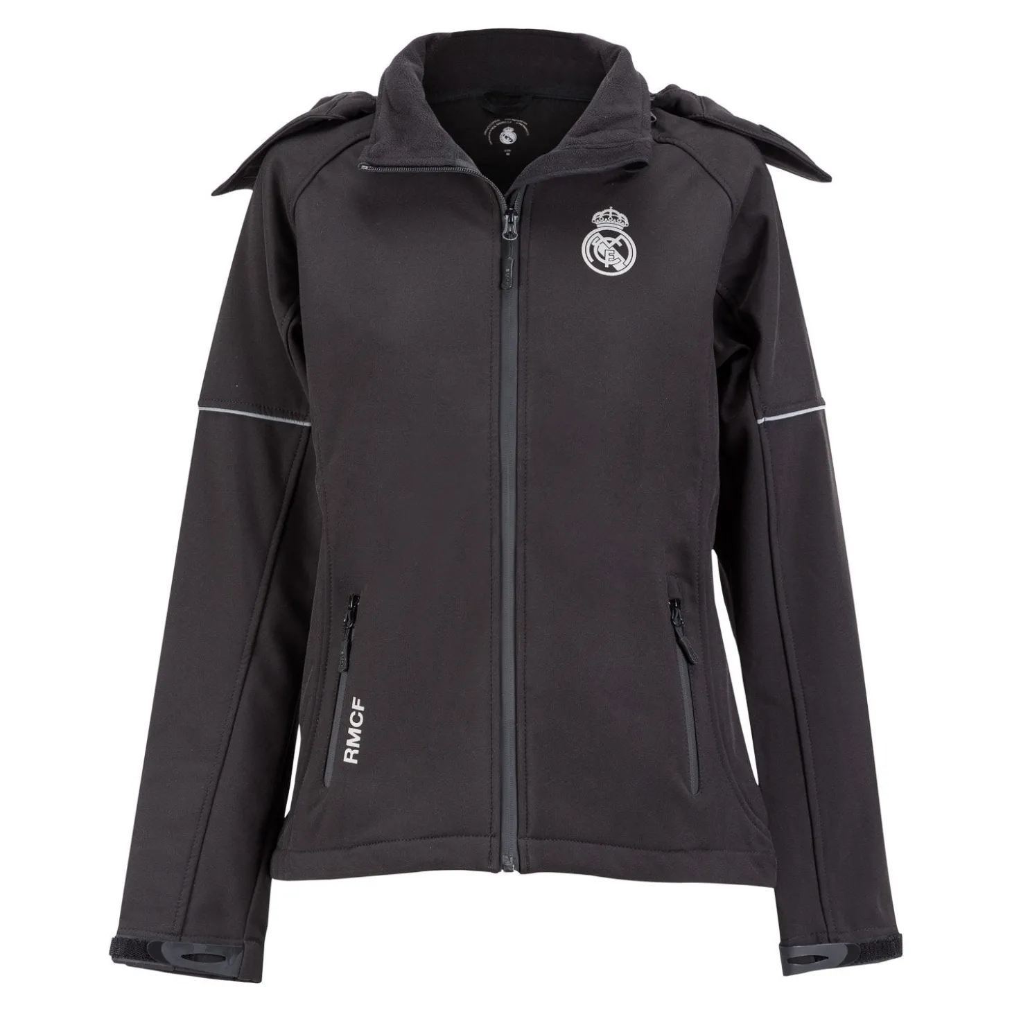 Links Jackets^Real Madrid Womens Softshell Black