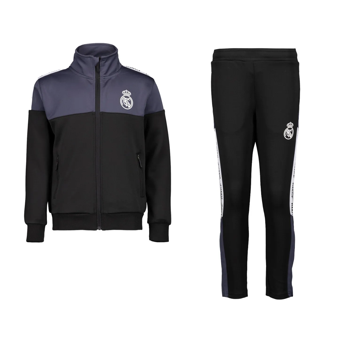 Project Rogers & JLK, S.L. Tracksuits | Tracksuits^Real Madrid Youth Tracksuit Black/Grey/White