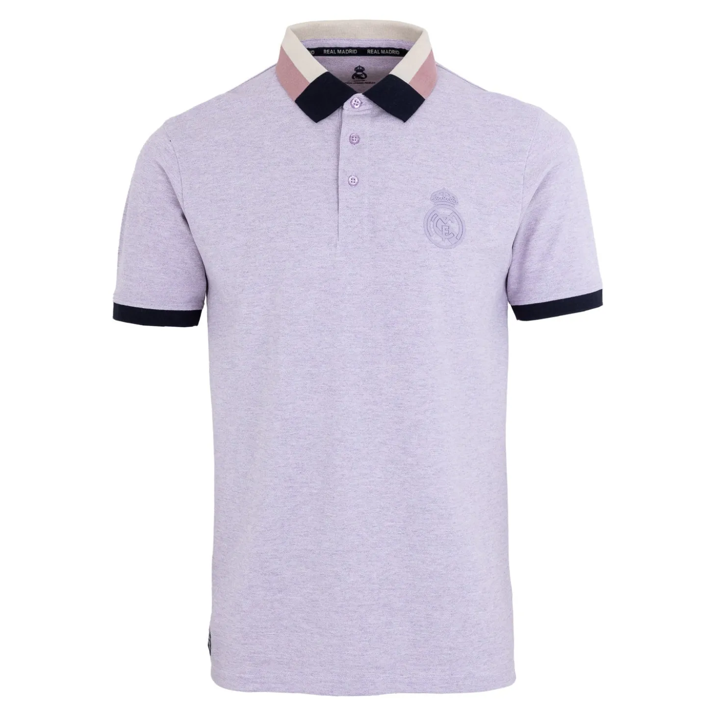 Foundry Polos^Sakura Mens Block Tipped Collar Polo Purple