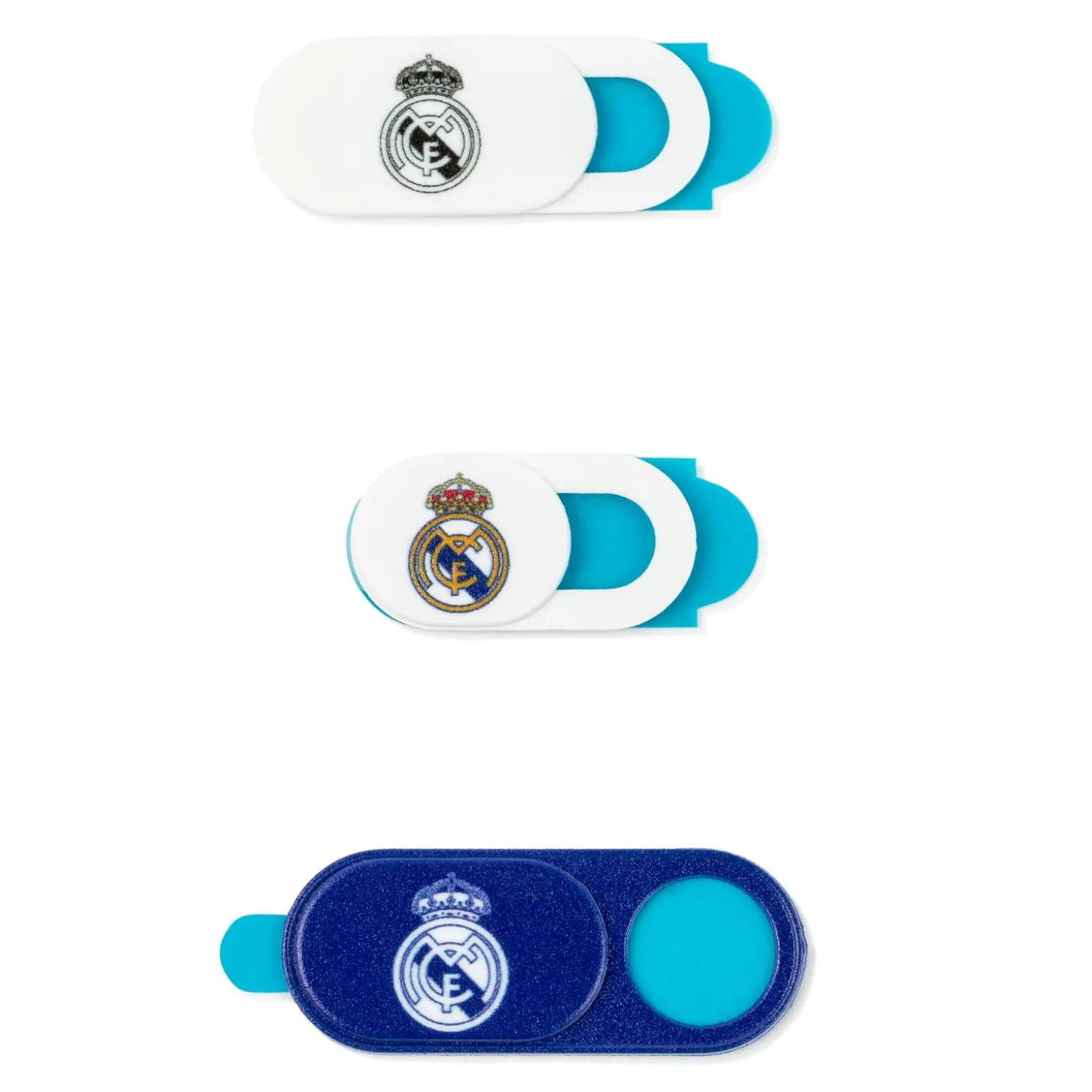 Friendly License S.L. Electronics^Set 3 Webcam Covers Real Madrid