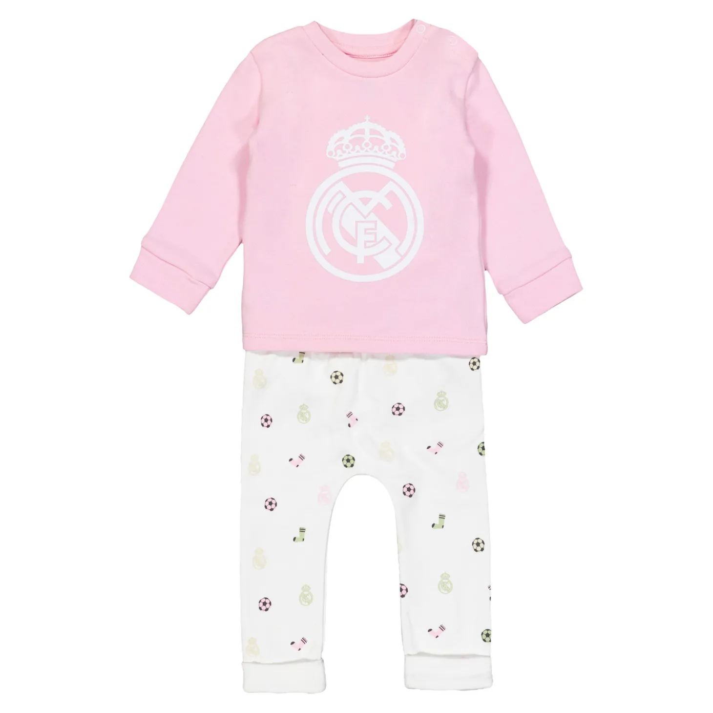 OSDM Baby Clothing^Set Pant & T-Shirt Baby Pink/White Real Madrid