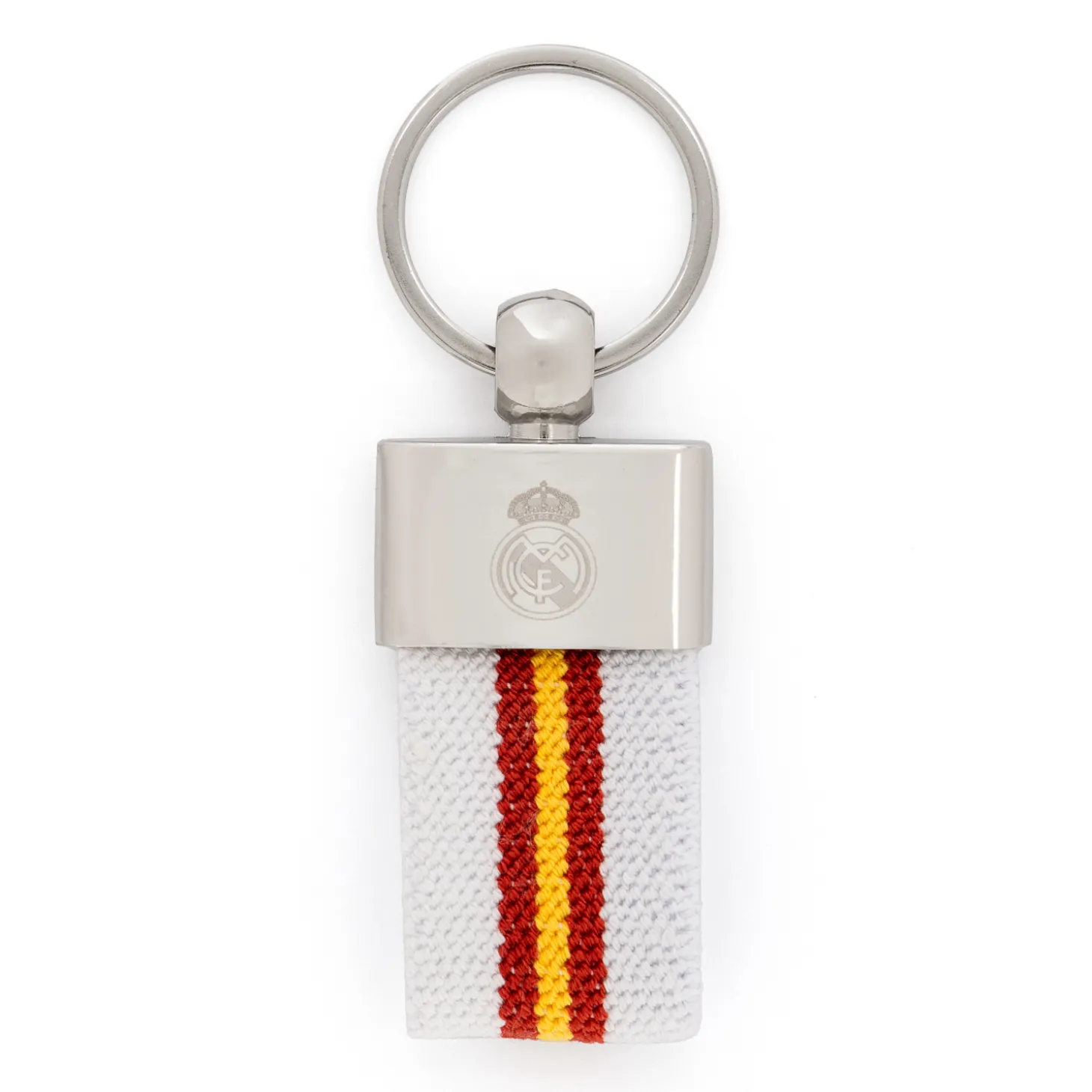 JLK Merchandising, S.L. Keyrings^Spanish Flag Keyring White Real Madrid