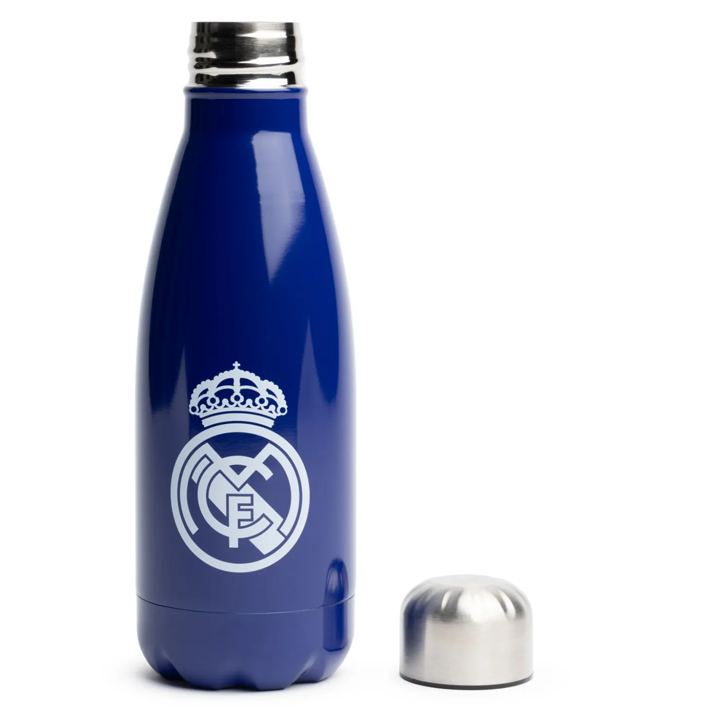 CyP Brands Evolution S.L. Back To School | Glassware & Cups^Steel 550ml Bottle Blue/White