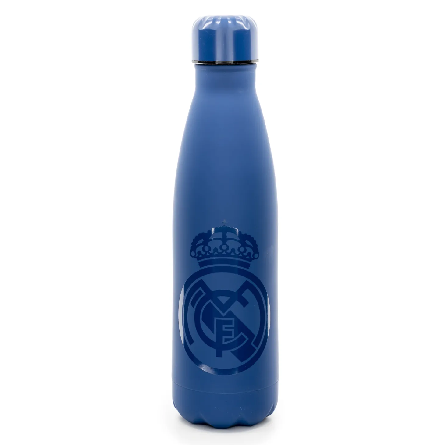 CyP Brands Evolution S.L. Glassware & Cups^Steel 500ml Rubberized Bottle Blue Real Madrid