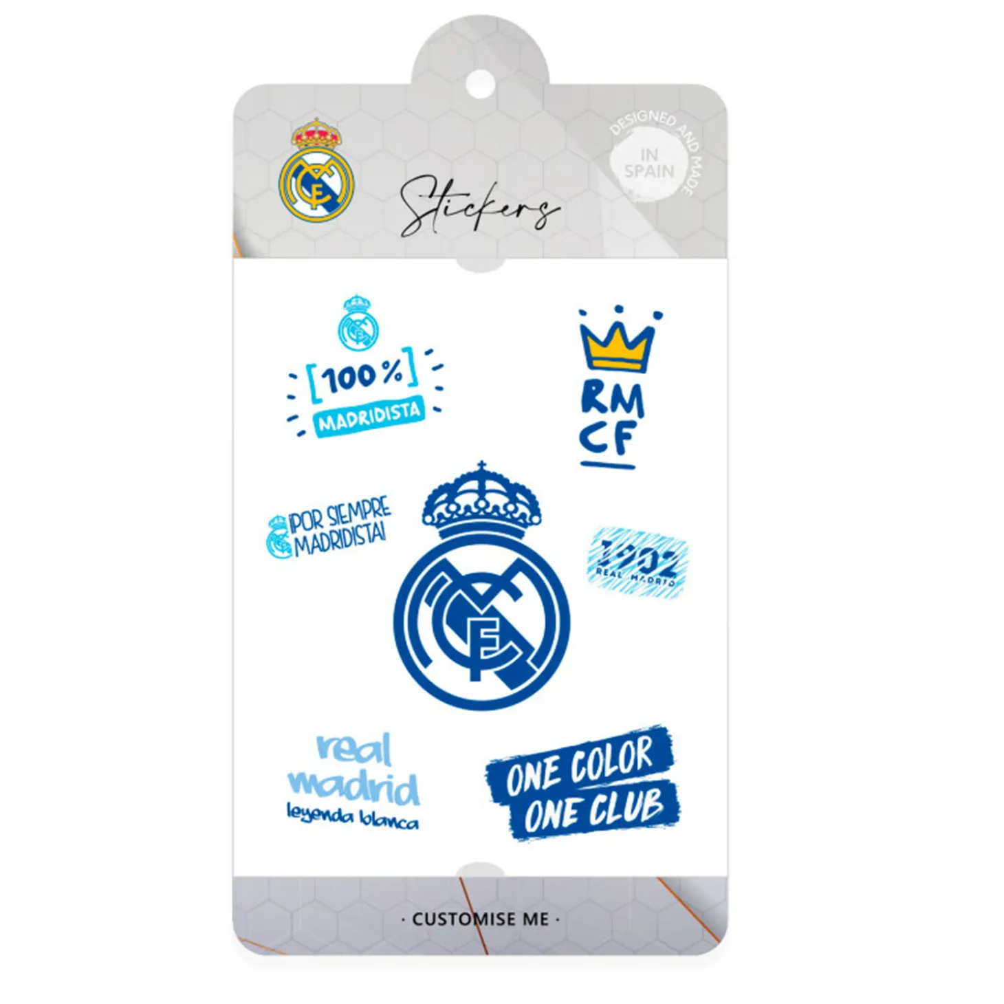 JLK Merchandising, S.L. Stationery^Stickers Blue Crest Real Madrid