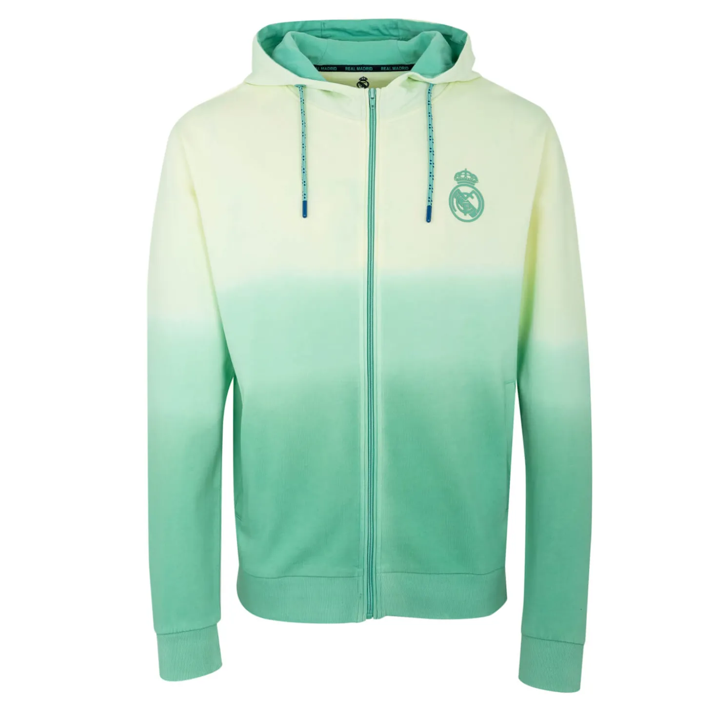 Foundry Sweatshirts^Sunset Festival Mens Dip Dye Zip Hoodie White