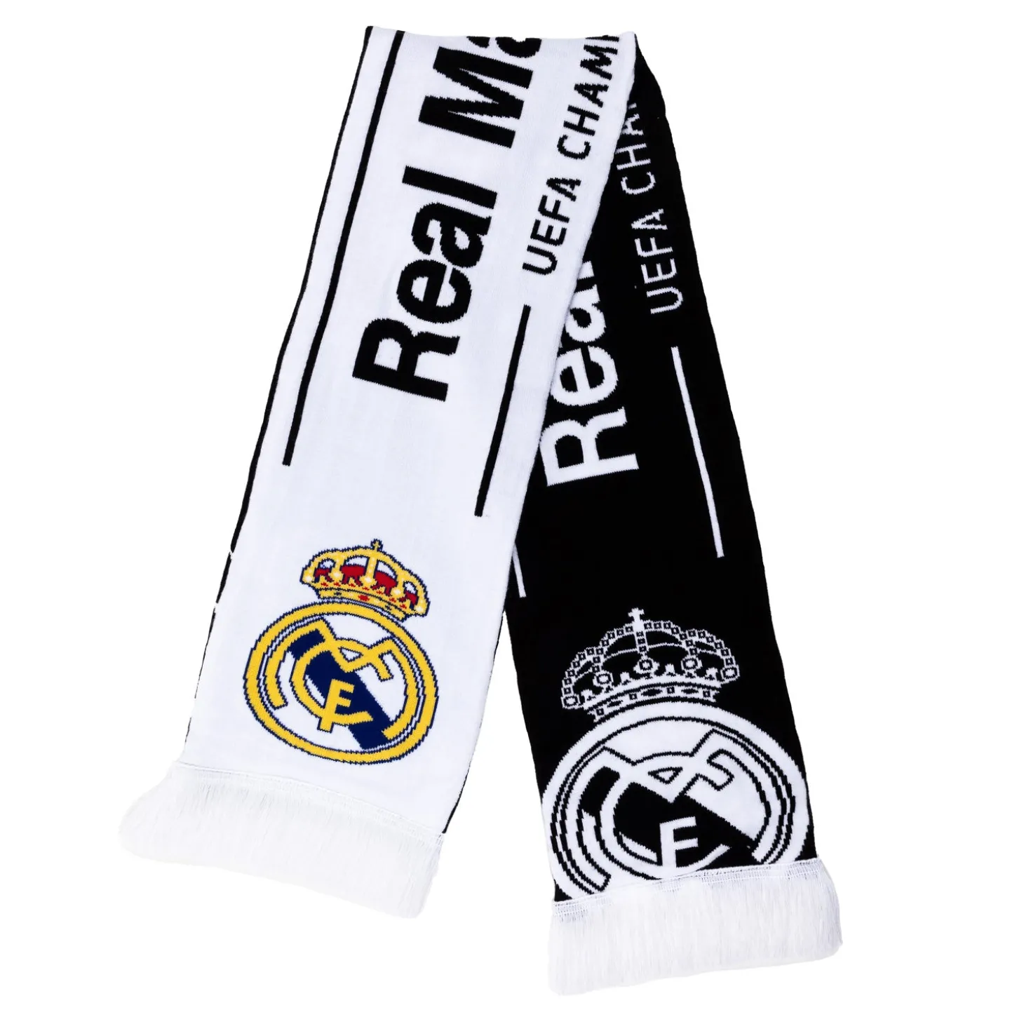 The Great Branding Company Scarves^UCL Scarf Black/White