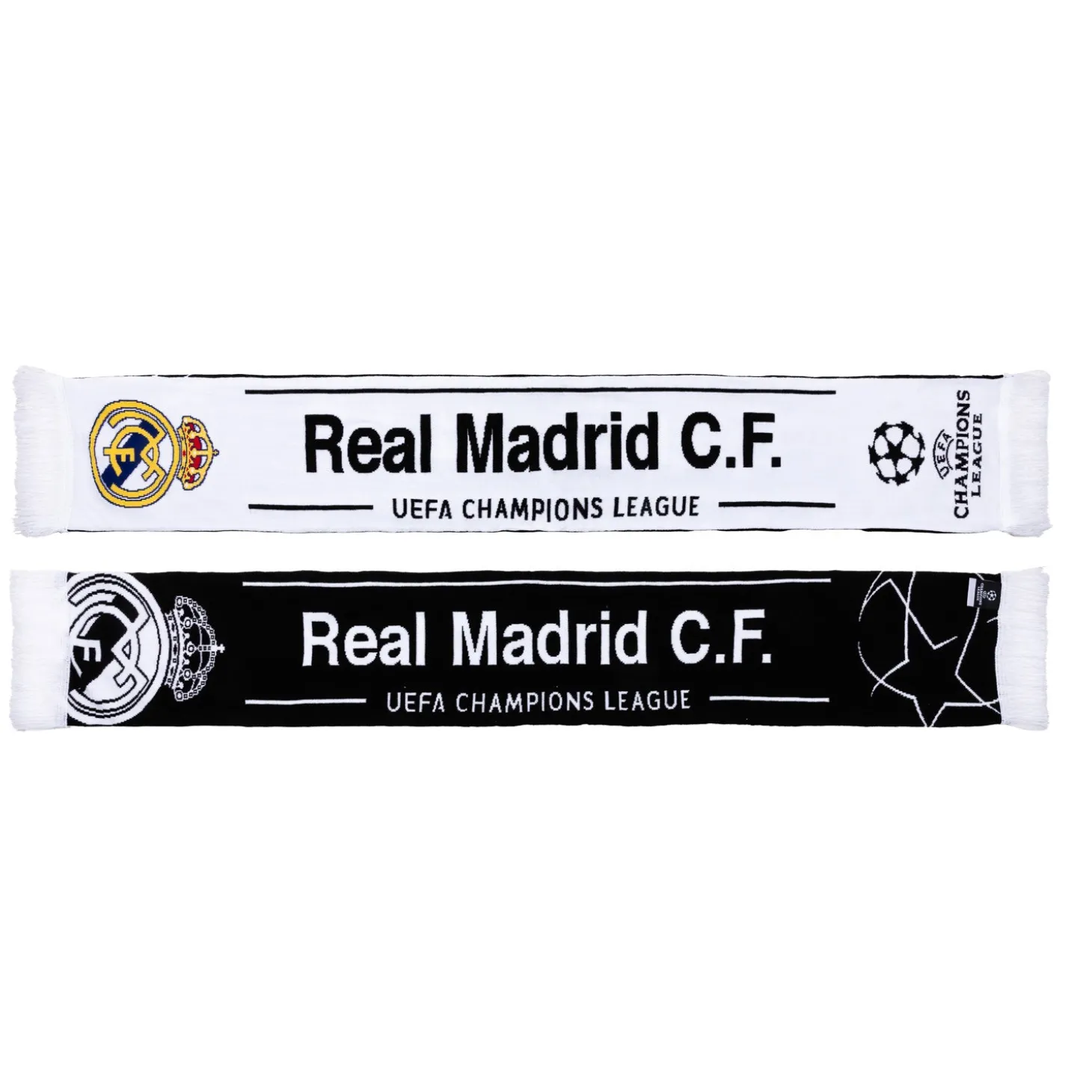 The Great Branding Company Scarves^UCL Scarf Black/White
