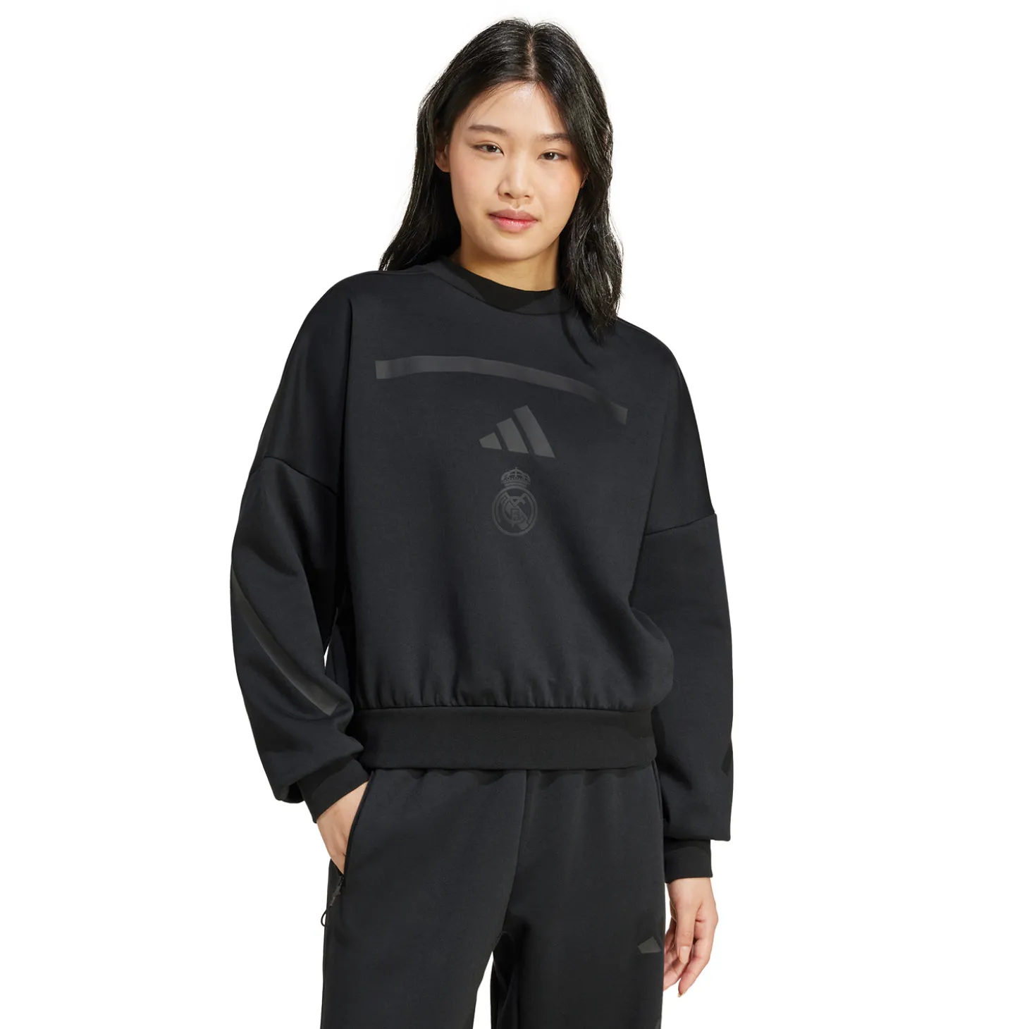 Adidas España, S.A.U Tracksuits | T-Shirts^Womens adidas Real Urban Sweatshirt Black