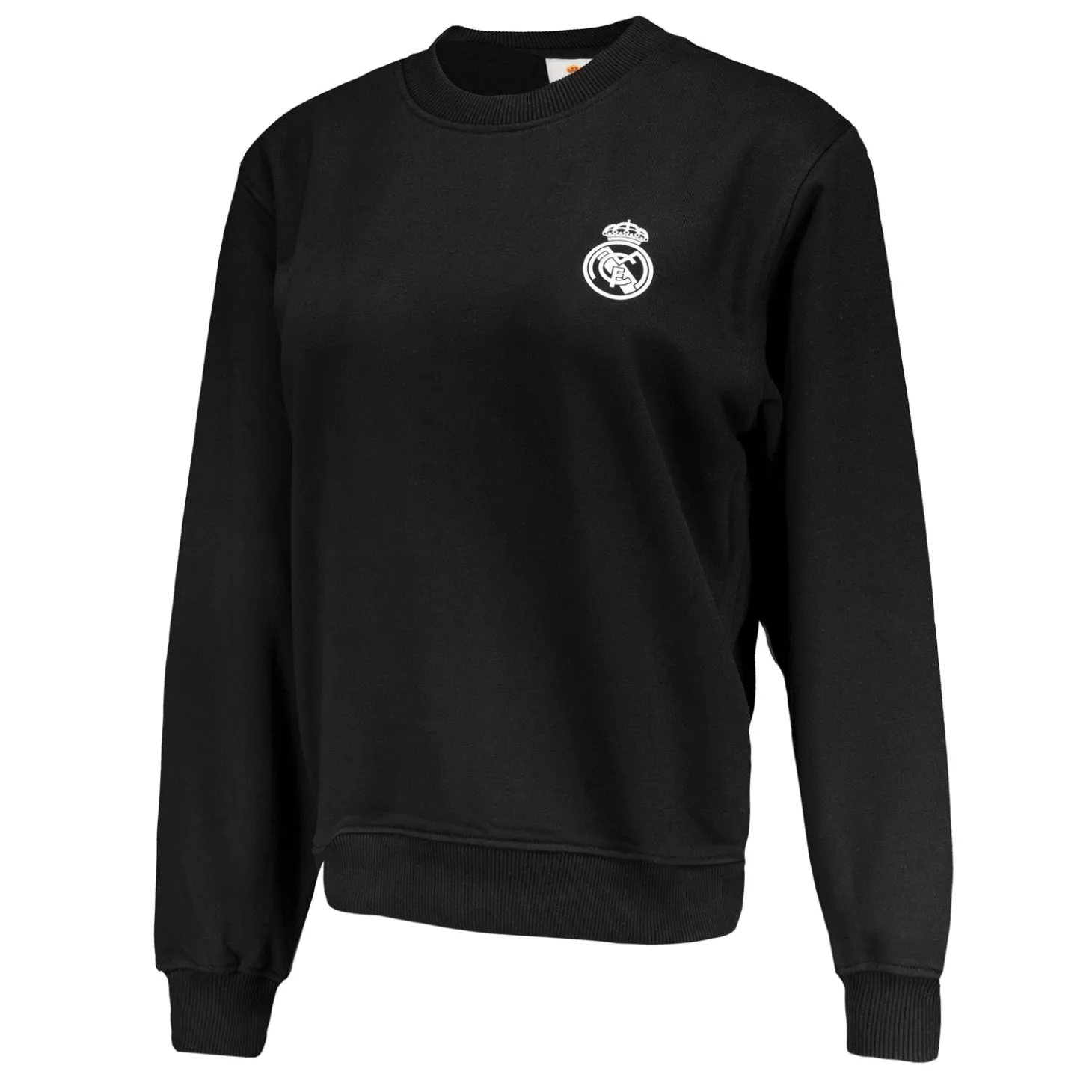 OSDM Sweatshirts^Womens ECO Essentials Real Madrid Black Crew Cropped Sweatshirt
