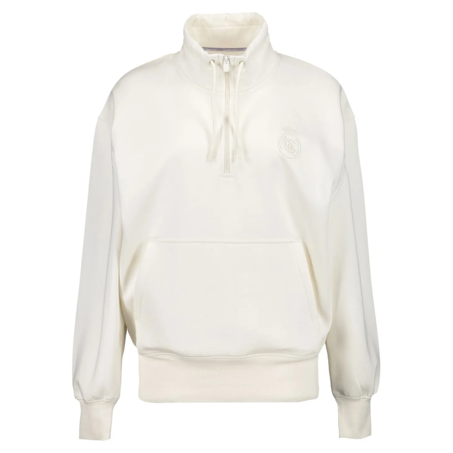 Foundry Sweatshirts^Womens Real Madrid Ladies Vintage Bone Zip Collar Sweatshirt