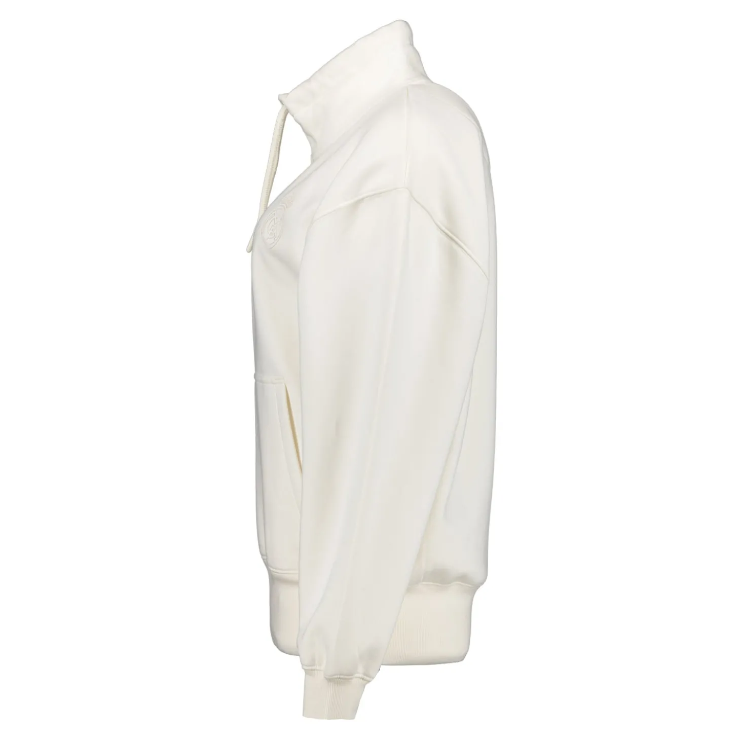 Foundry Sweatshirts^Womens Real Madrid Ladies Vintage Bone Zip Collar Sweatshirt