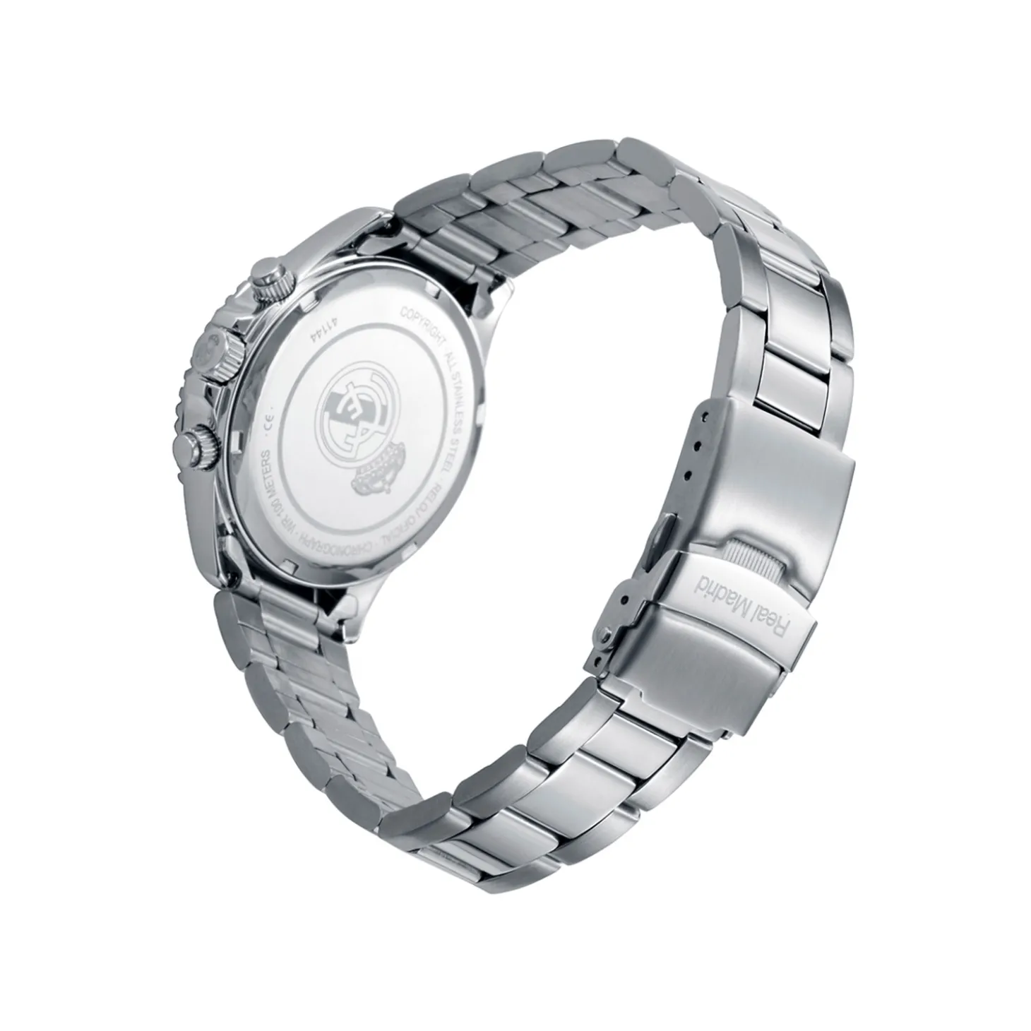 Grupo Munreco Watches | Jewellery^Womens Steel Chronograph Bracelet Real Madrid