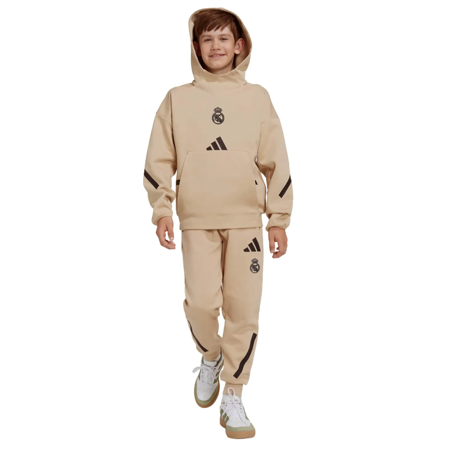 Adidas España, S.A.U Pants | Pants^Youth adidas Real Urban Pants Cream/ Black