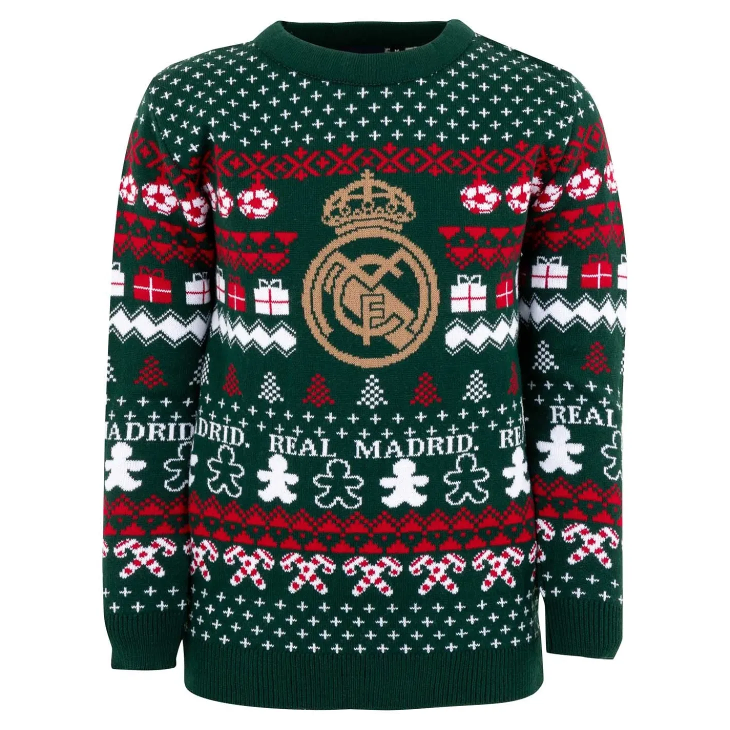 Foundry Sweatshirts^Youth Christmas Sweater Crest Green/Multicolor