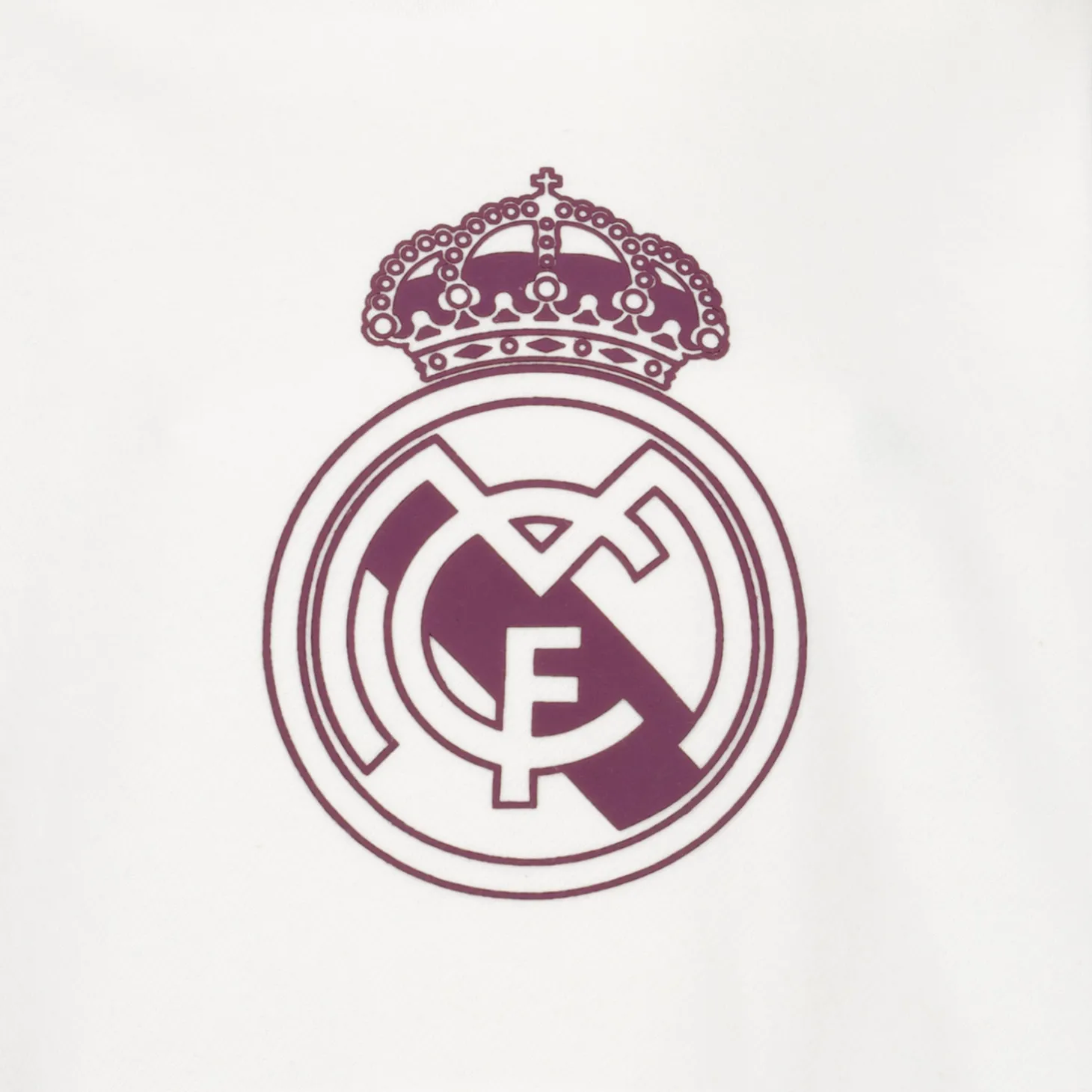 Sport Design Sweden AB Sweatshirts^Youth Color Crest Hoodie Off White Real Madrid