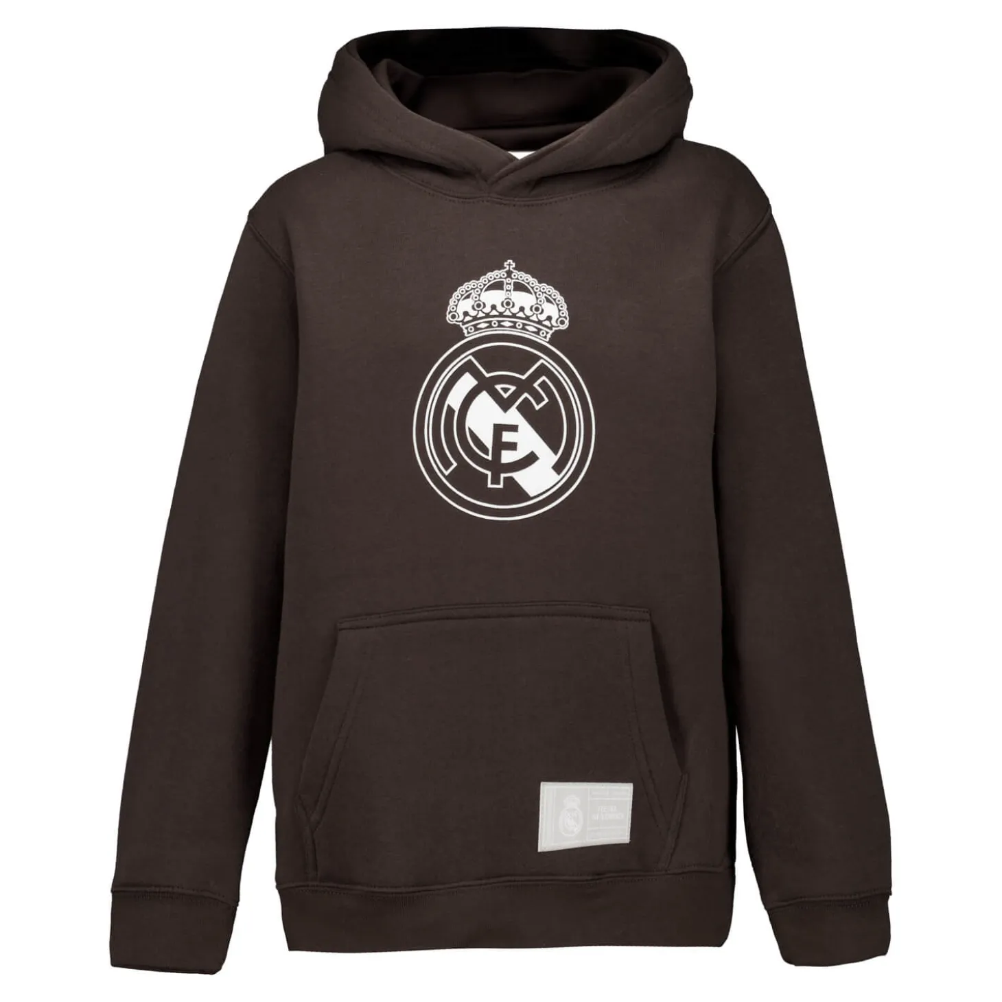 Sport Design Sweden AB Sweatshirts^Youth Color Crest Hoodie Washed Black Real Madrid
