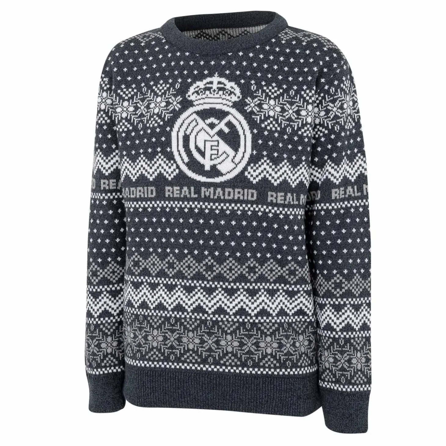 Foundry Sweatshirts^Youth Crest Christmas Sweater Navy/Grey