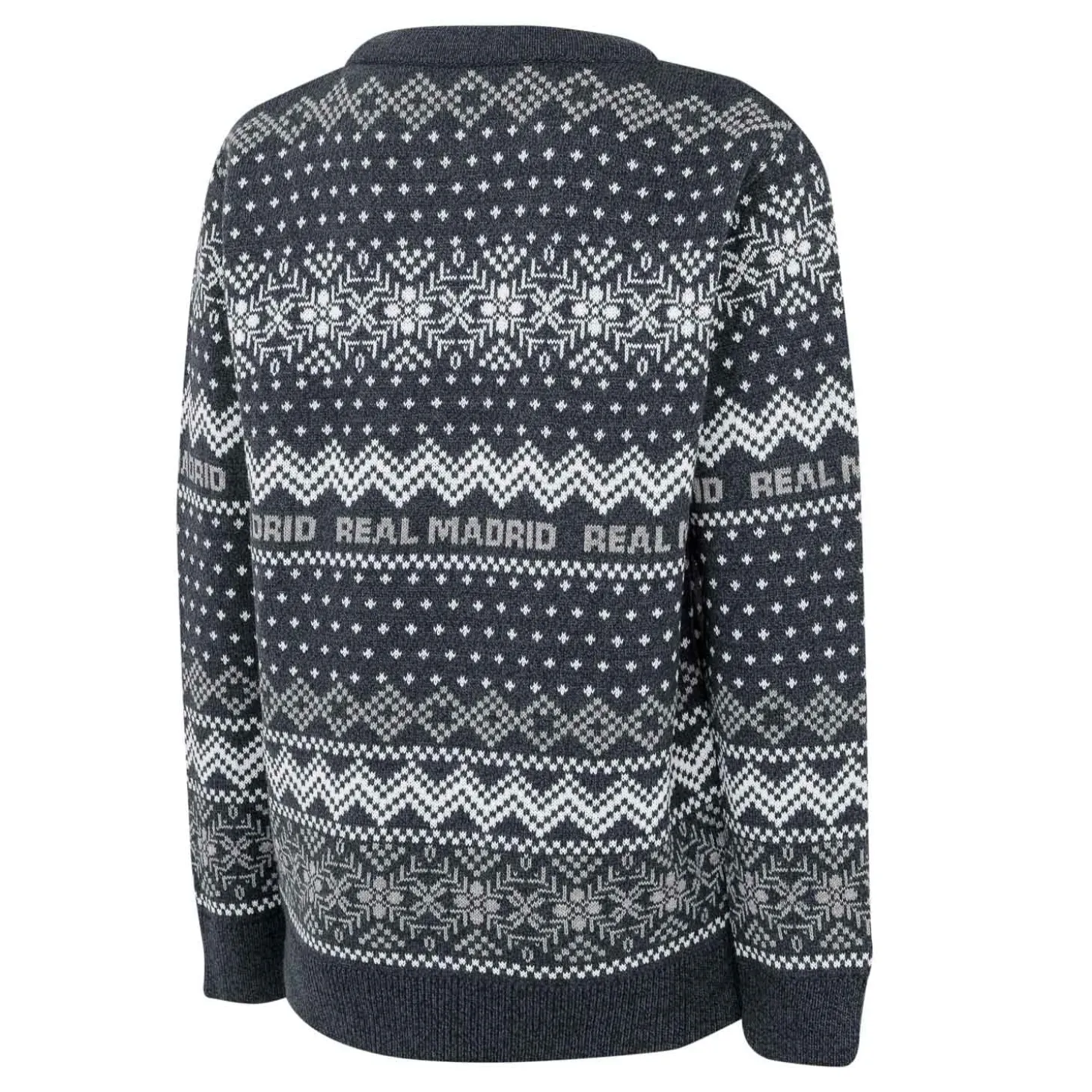 Foundry Sweatshirts^Youth Crest Christmas Sweater Navy/Grey